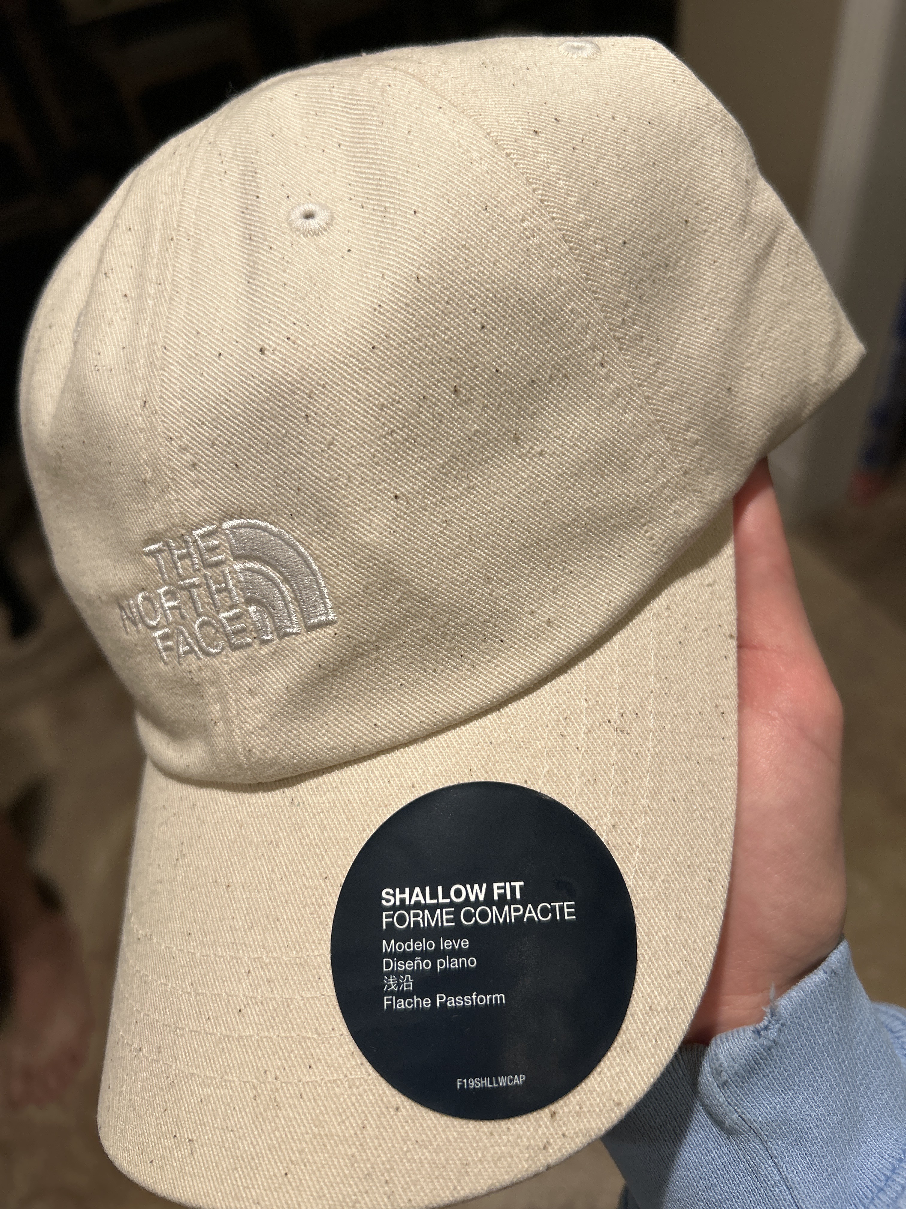 Tan hat w black dots