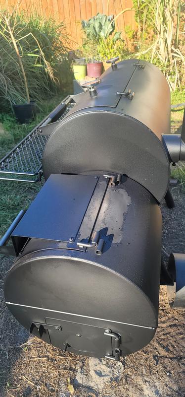 With a small coal fire and one split wood, paint chips off