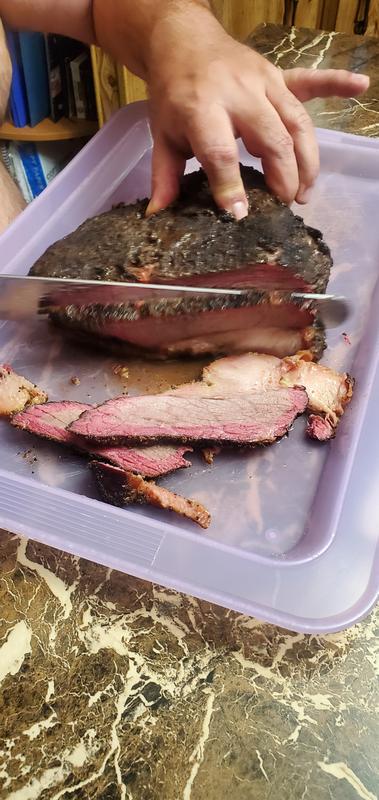 1st brisket on my reverse flow