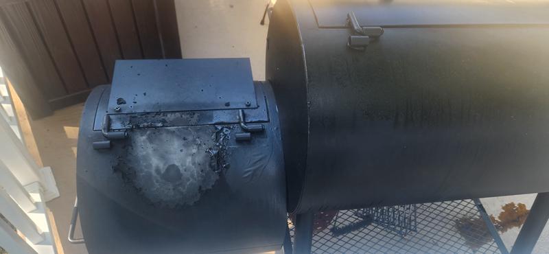 New smoker Firebox paint