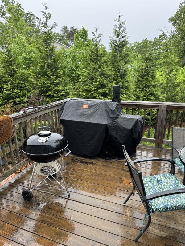 Rainy morning on the deck