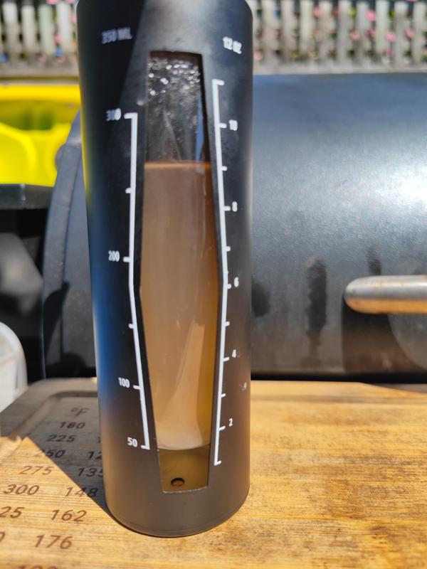 Internal bottle has warped and shrunk