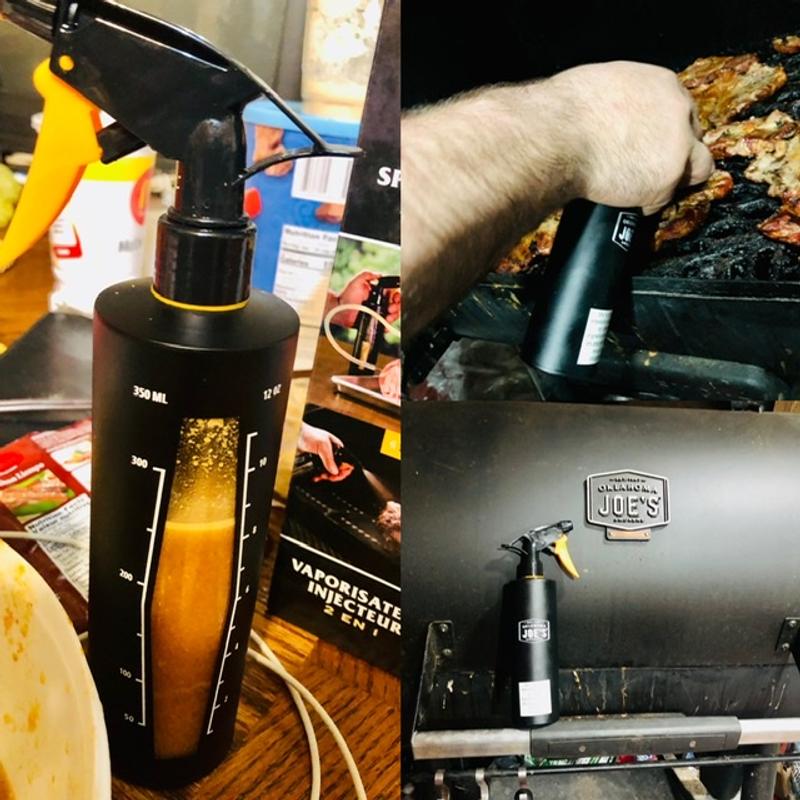 The Oklahoma Joe's 2in1 Spray Bottle Injector