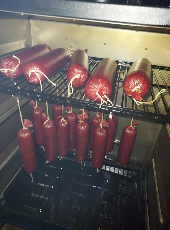 summer sausage smoking
