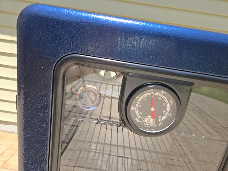 Inside temp with known good thermometer vs pitboss door thermometer