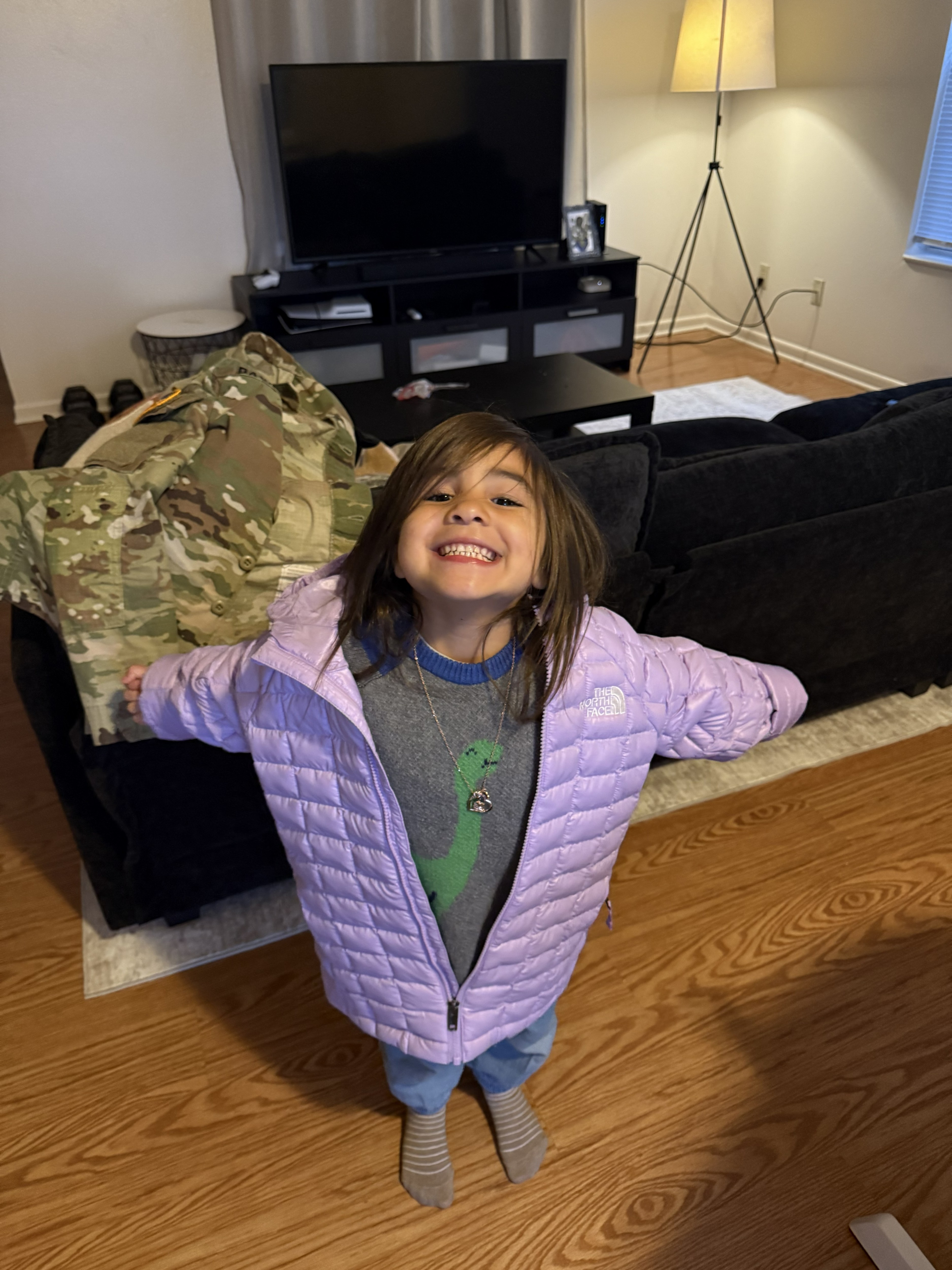 Eloise loves her TNF!