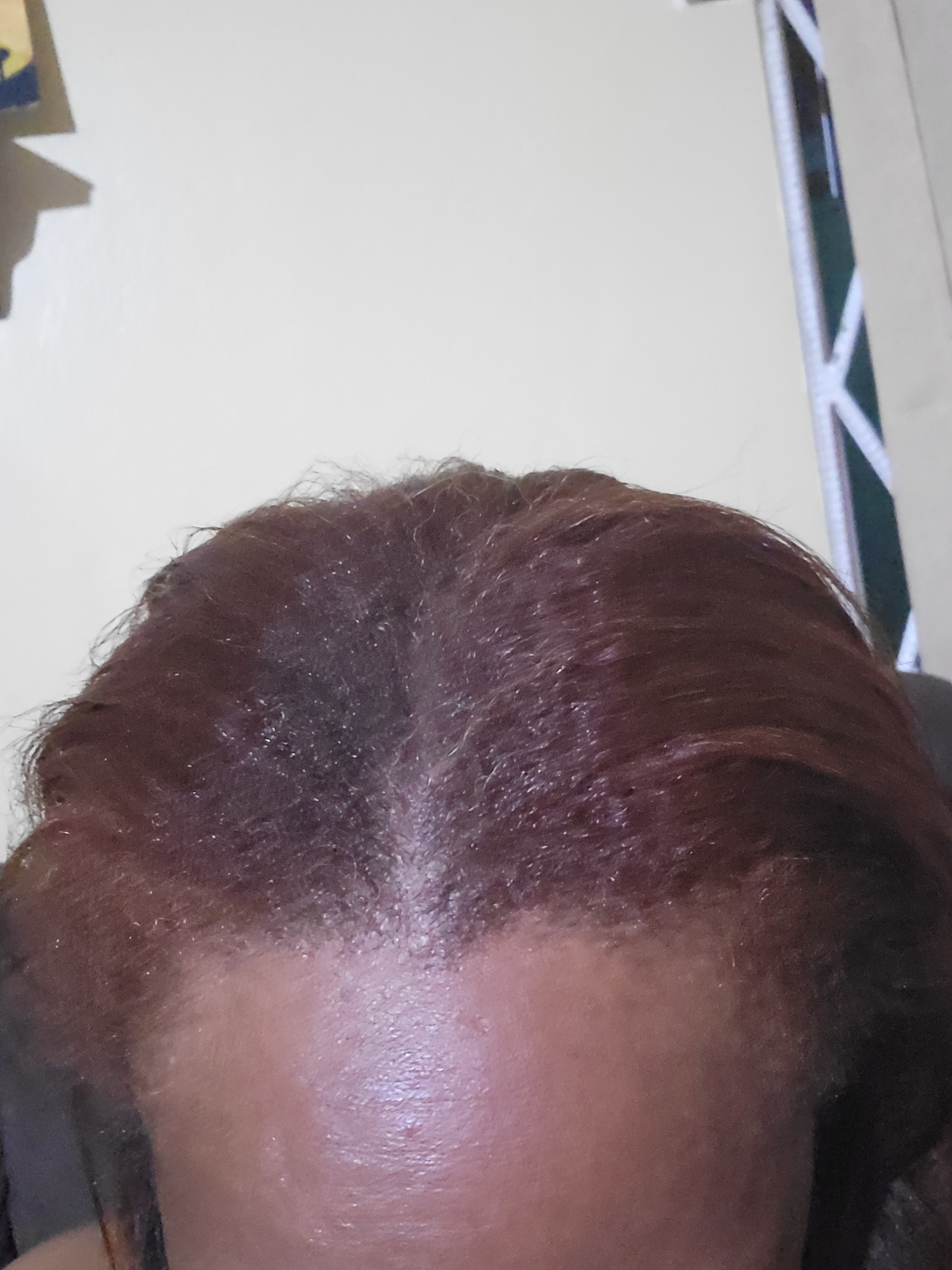 My hair after application
