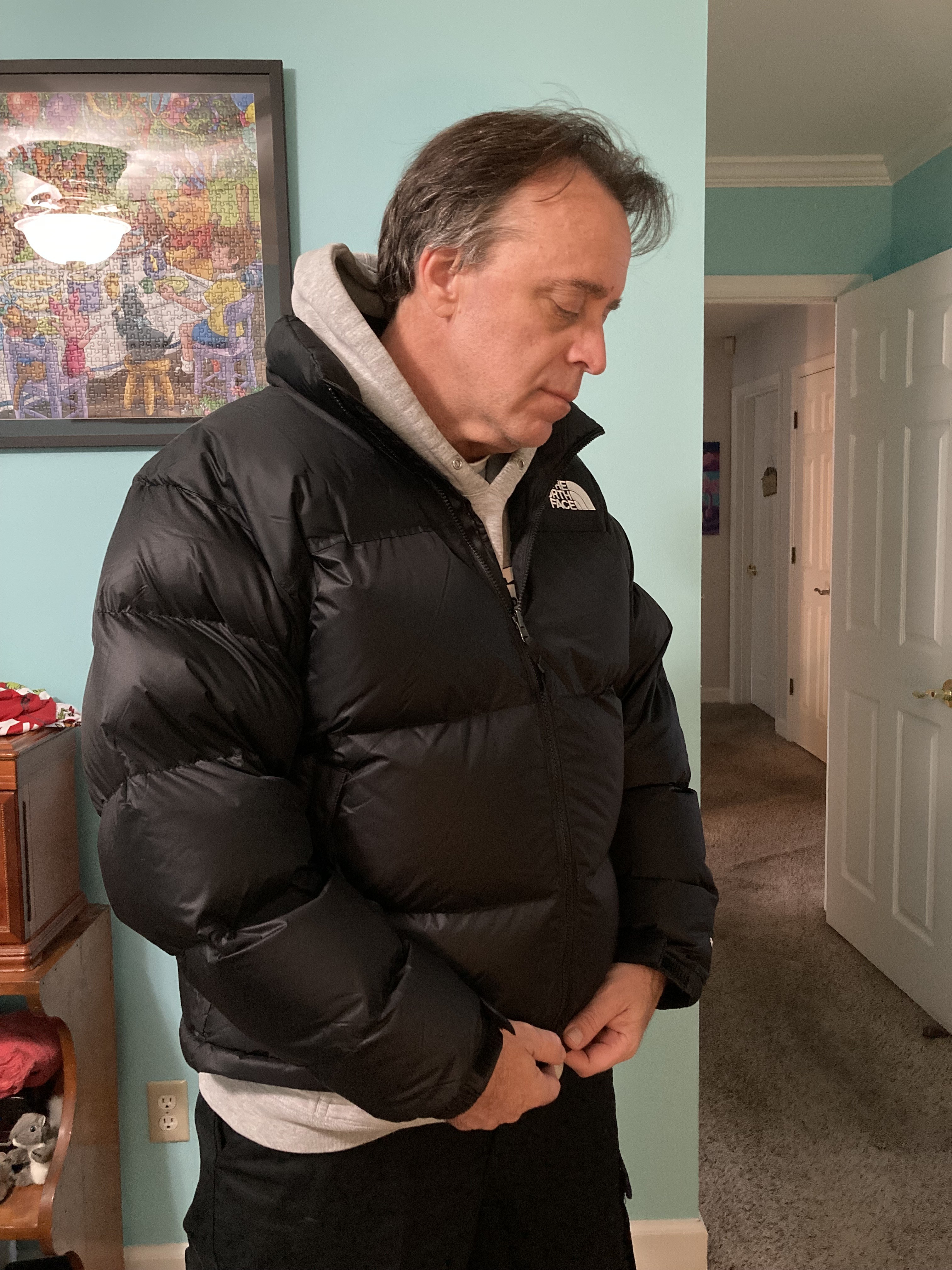 6'2 at 195 pounds Size XL