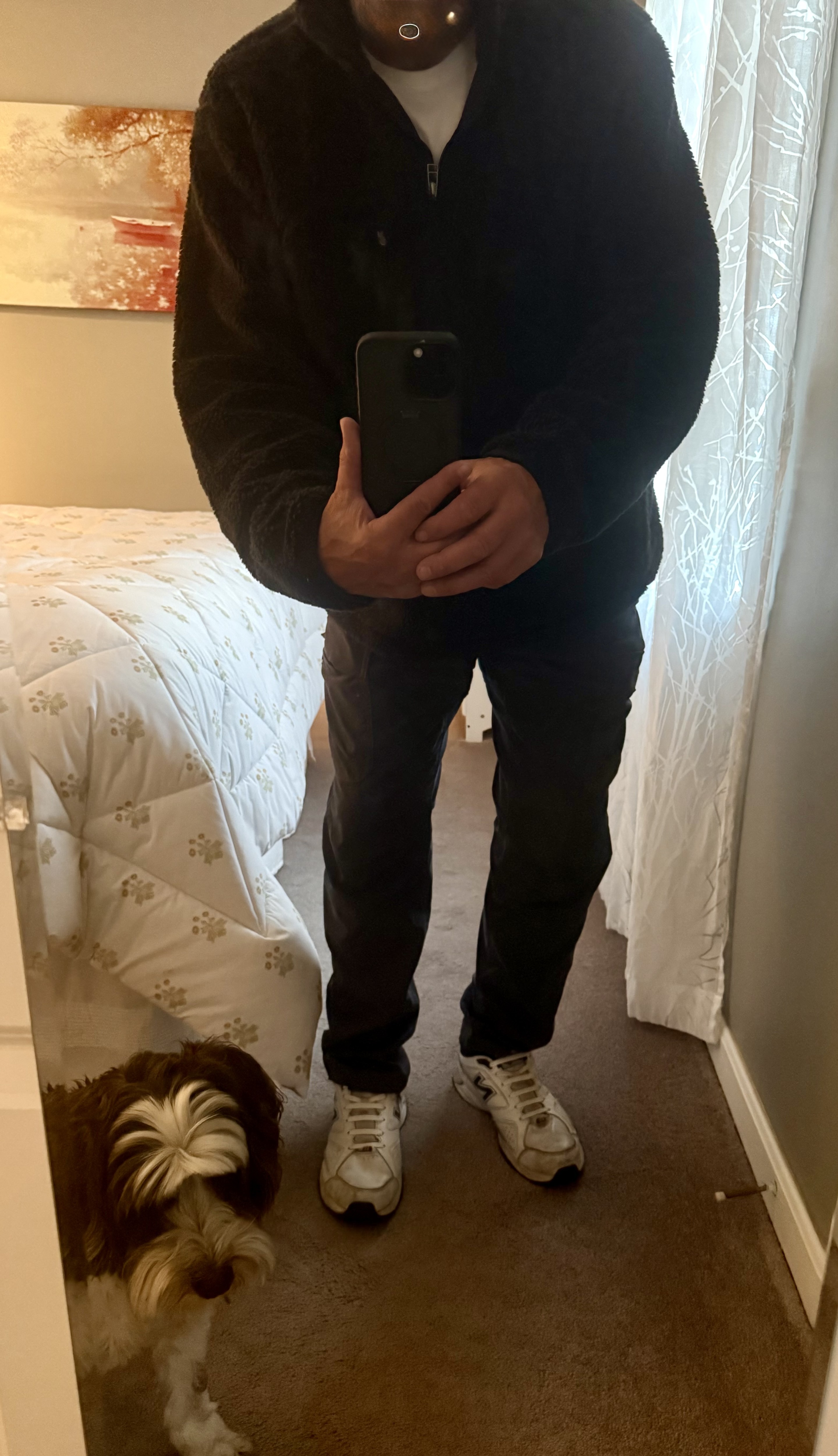 With my Australian Labradoodle