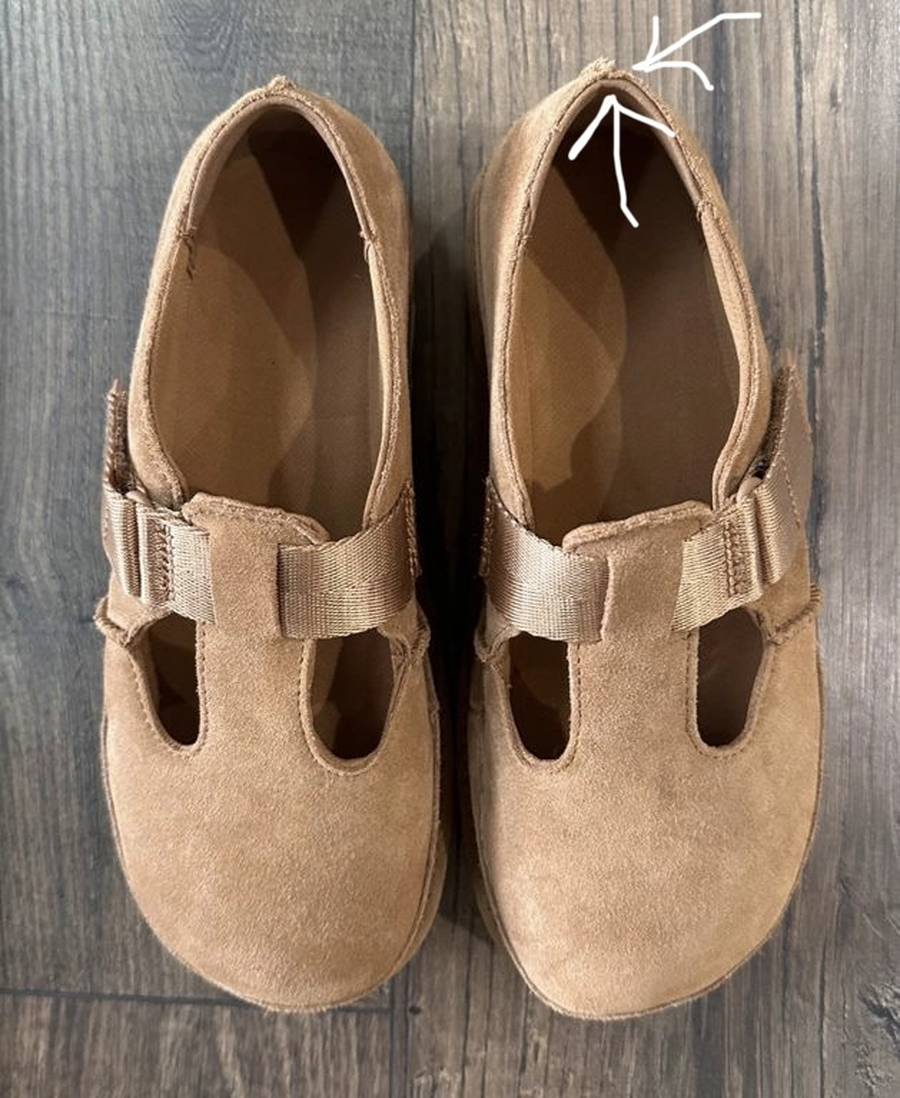 It's obvious in the photo I sent for warranty claim.