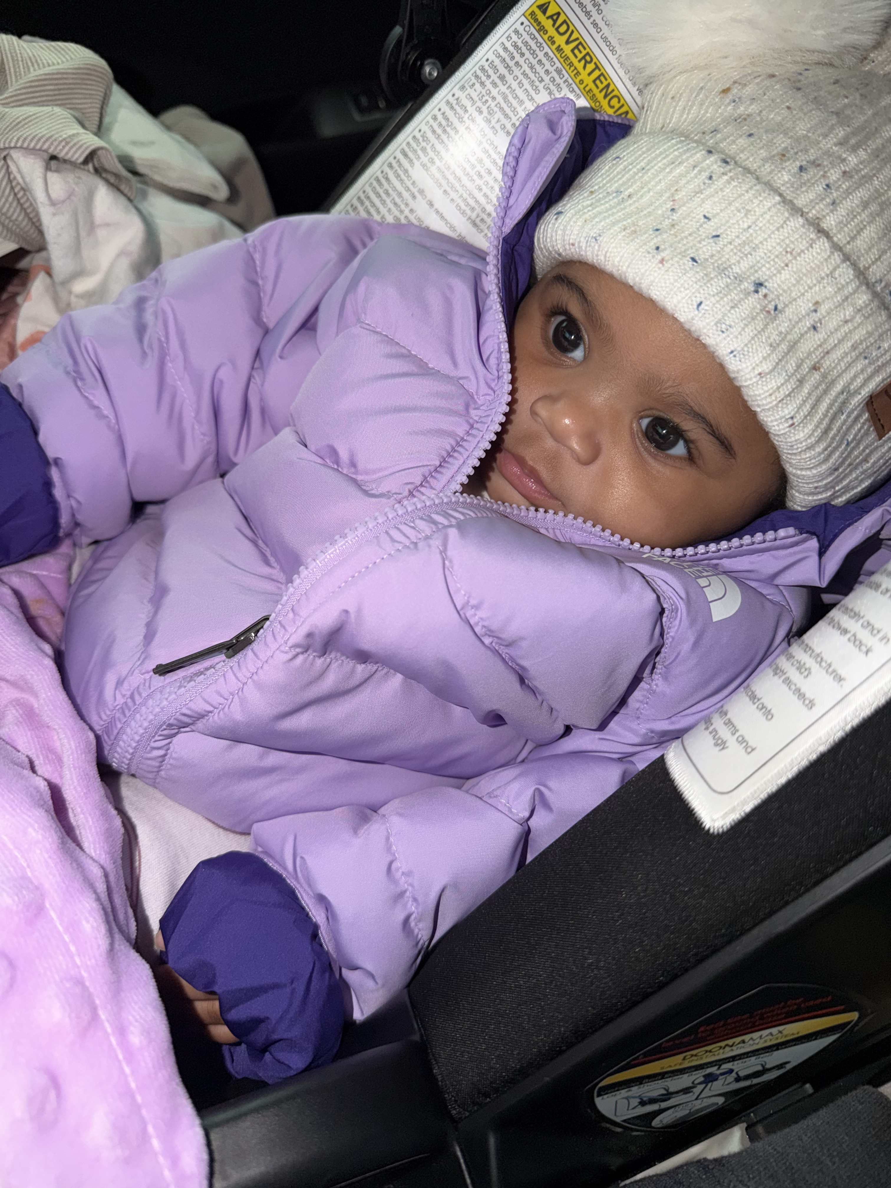 My beautiful grandbaby in her Northface coat