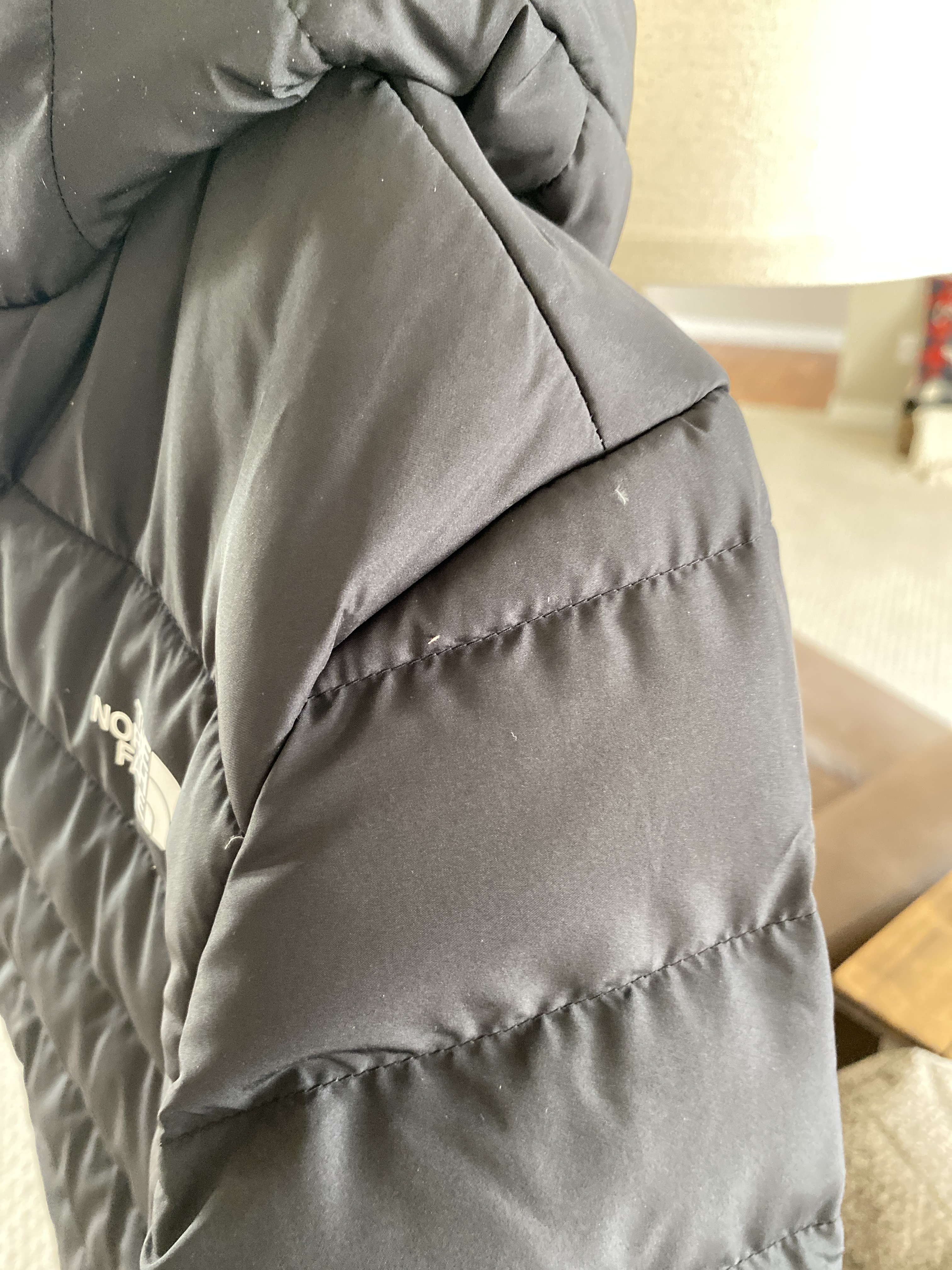 One of the many spots feathers come out