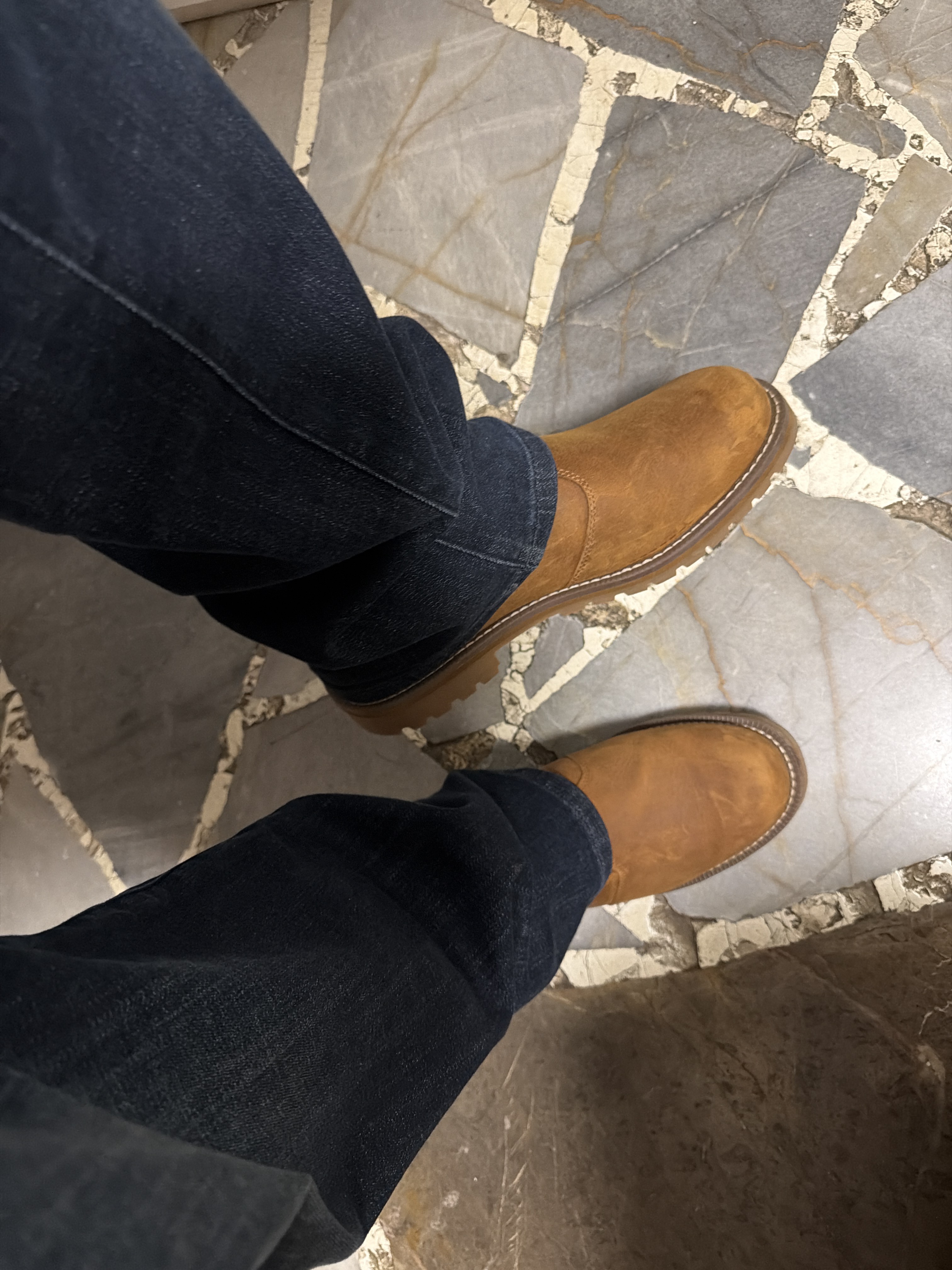 Timberland Booys Mens 9 Redwood Falls Mid Chelsea Pull On Brown Suede A288F Timberland Men main image 2