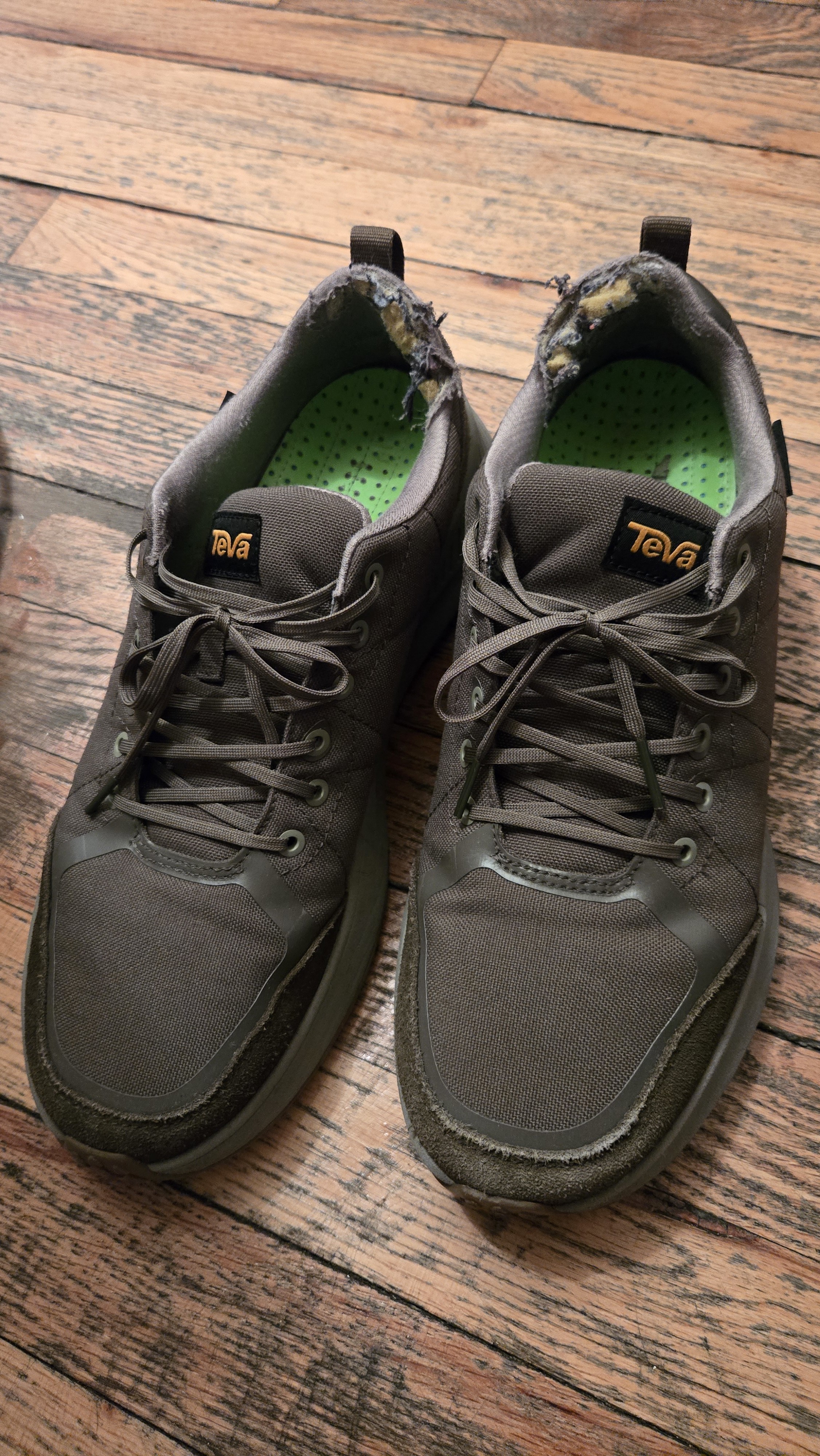 Ripped the back of the shoes