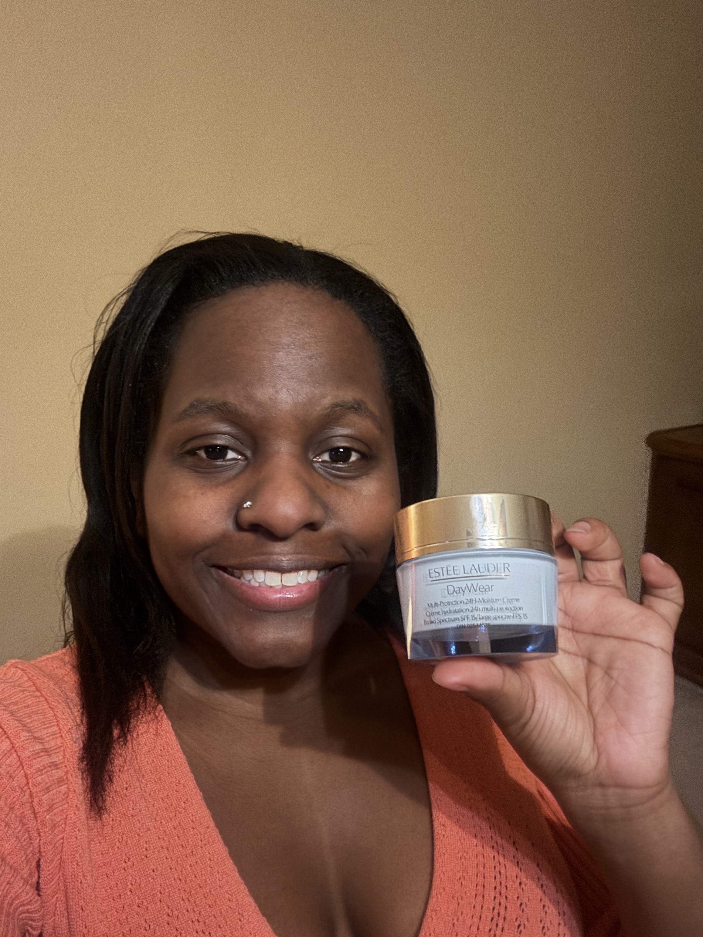 Enjoying how hydrated my skin is