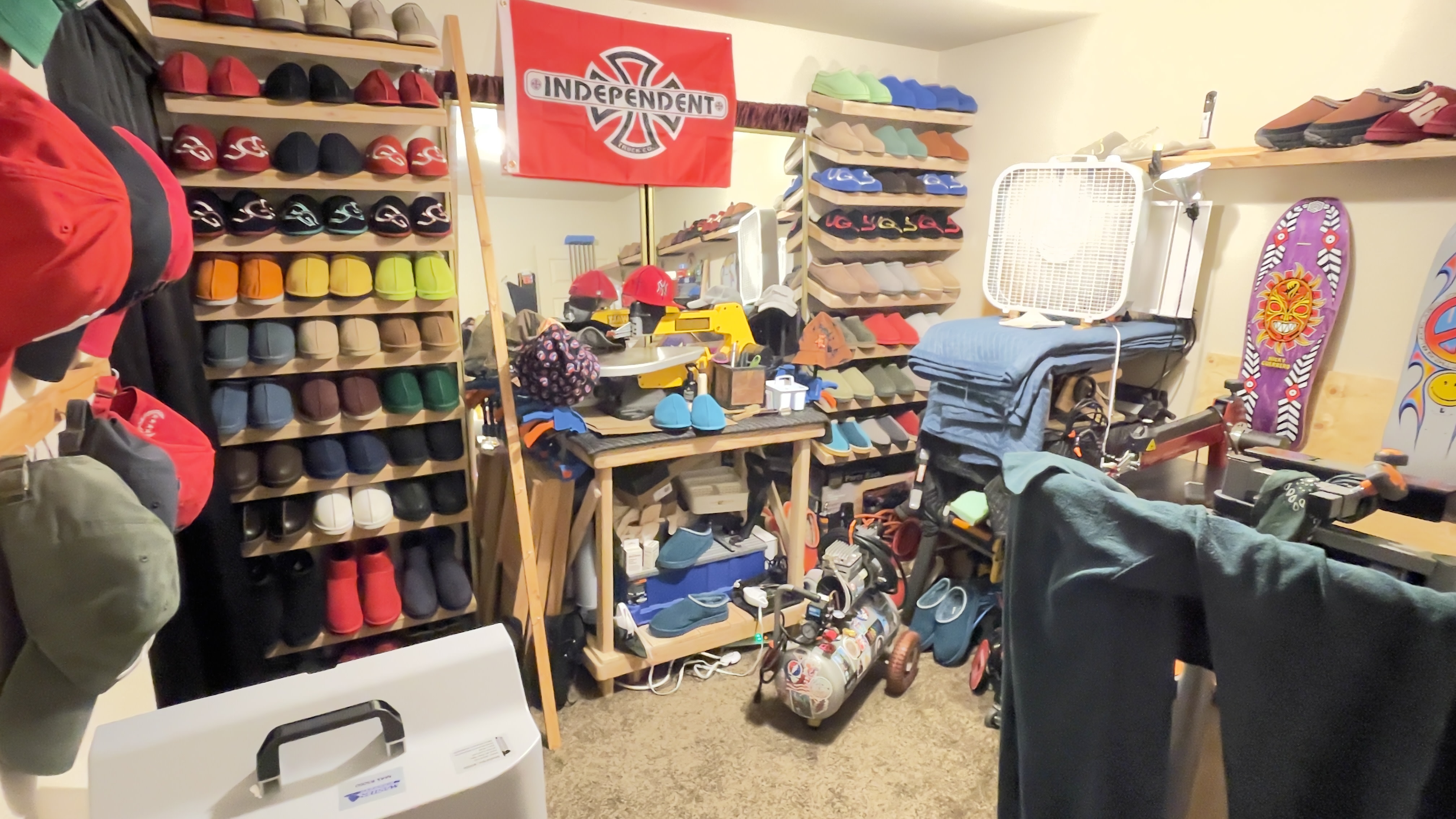 The ones I wear. lol more that I don't wear ever