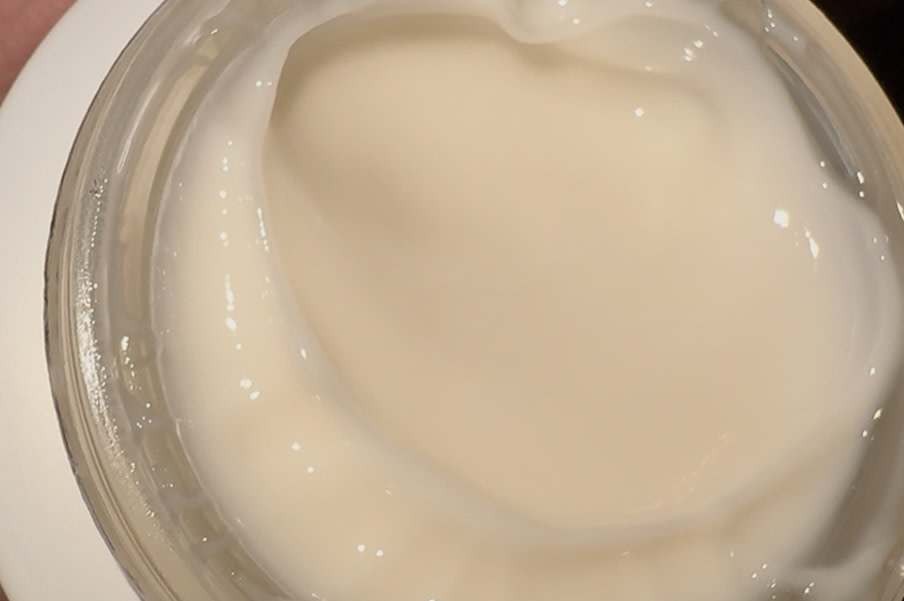 Cream in container