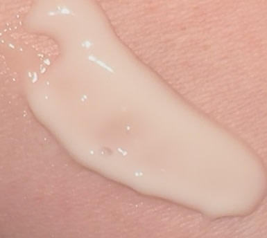 Cream on skin