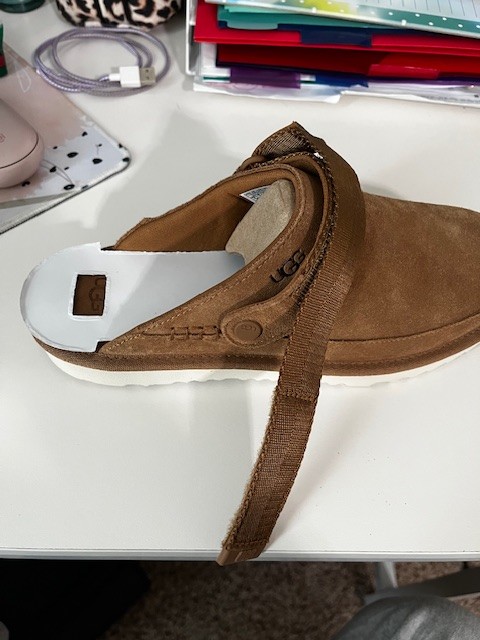 Tightened the strap all the way and it looks ridiculous.