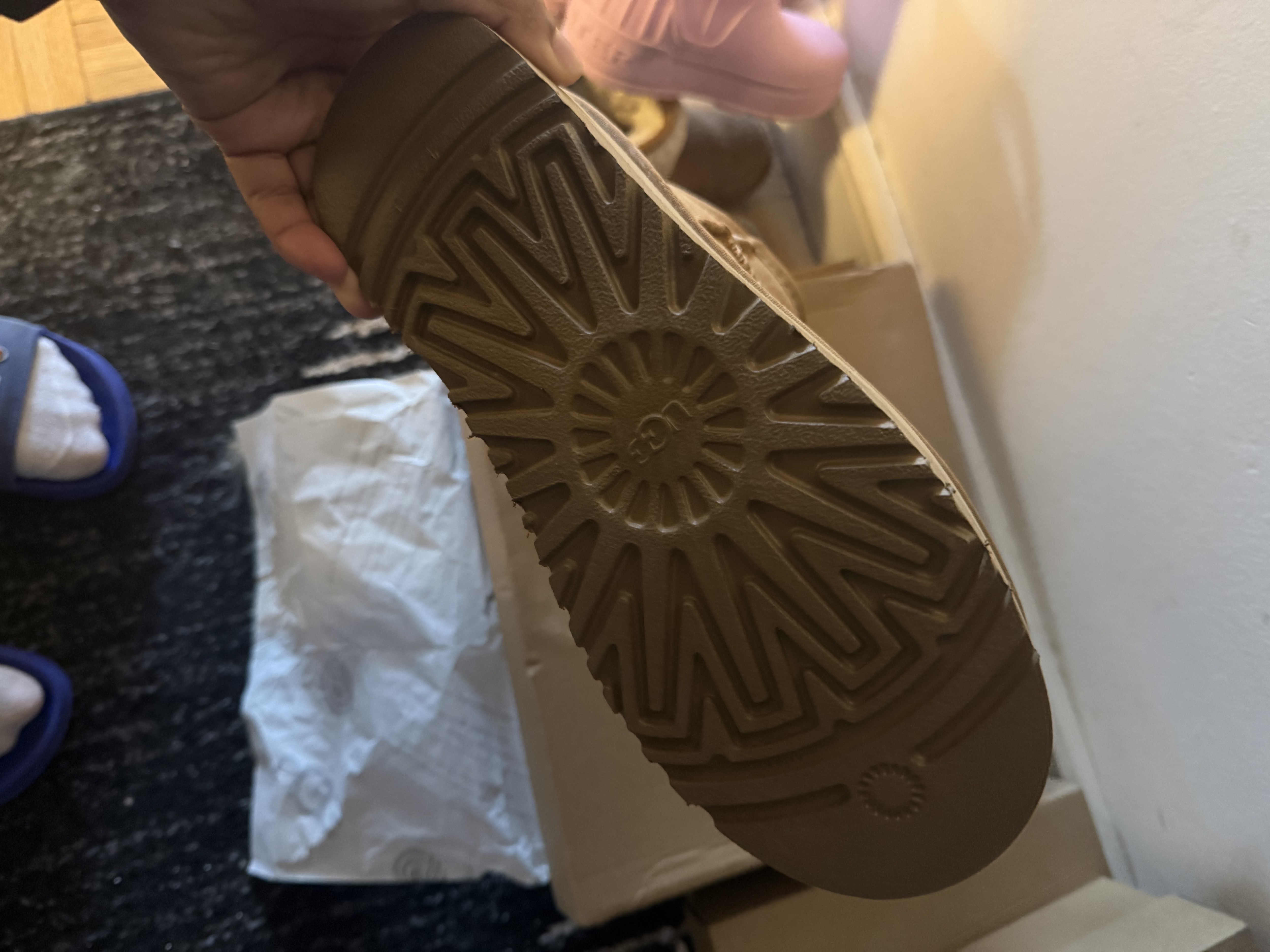 Bottom of shoe