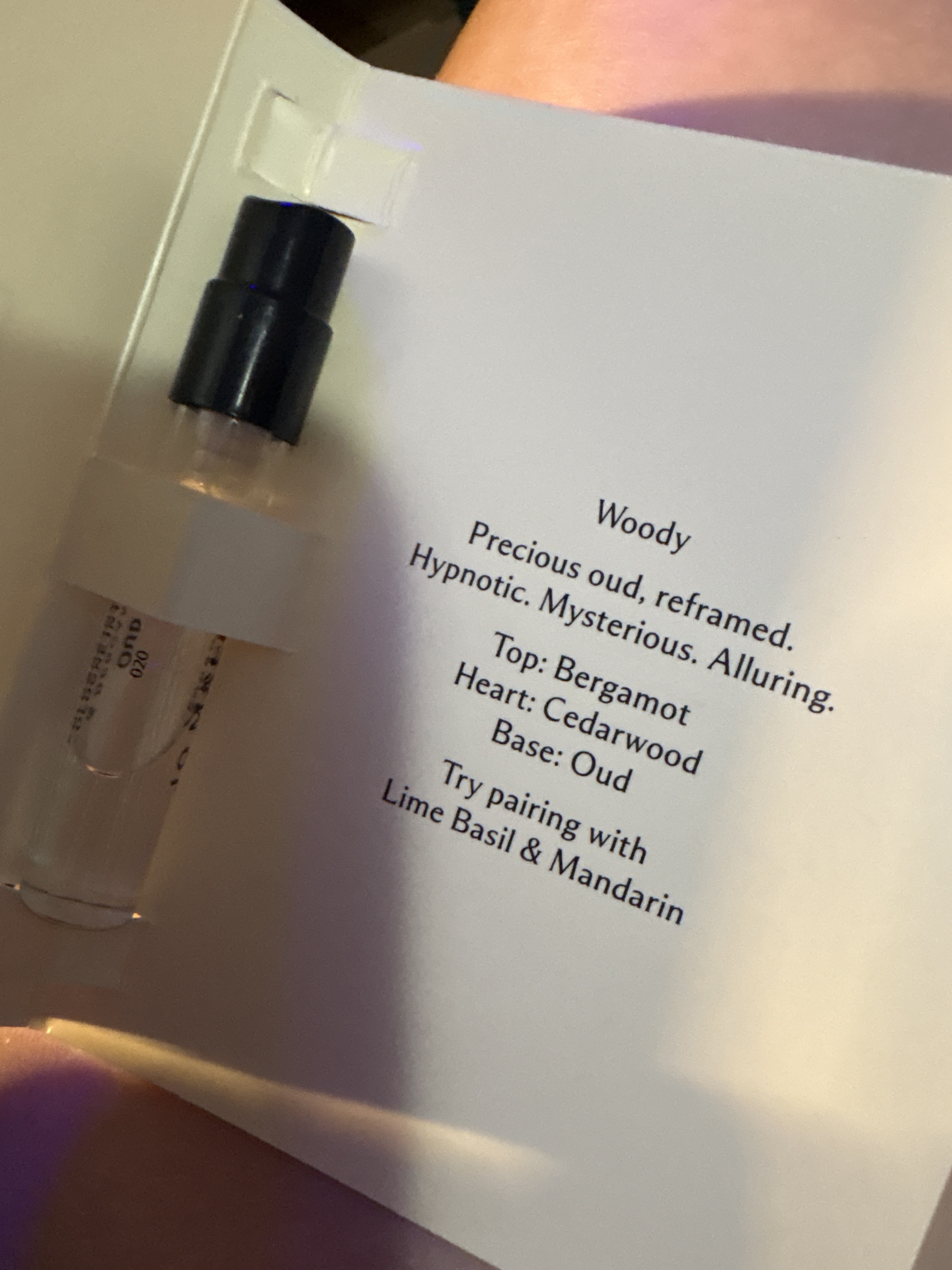 Woody scent