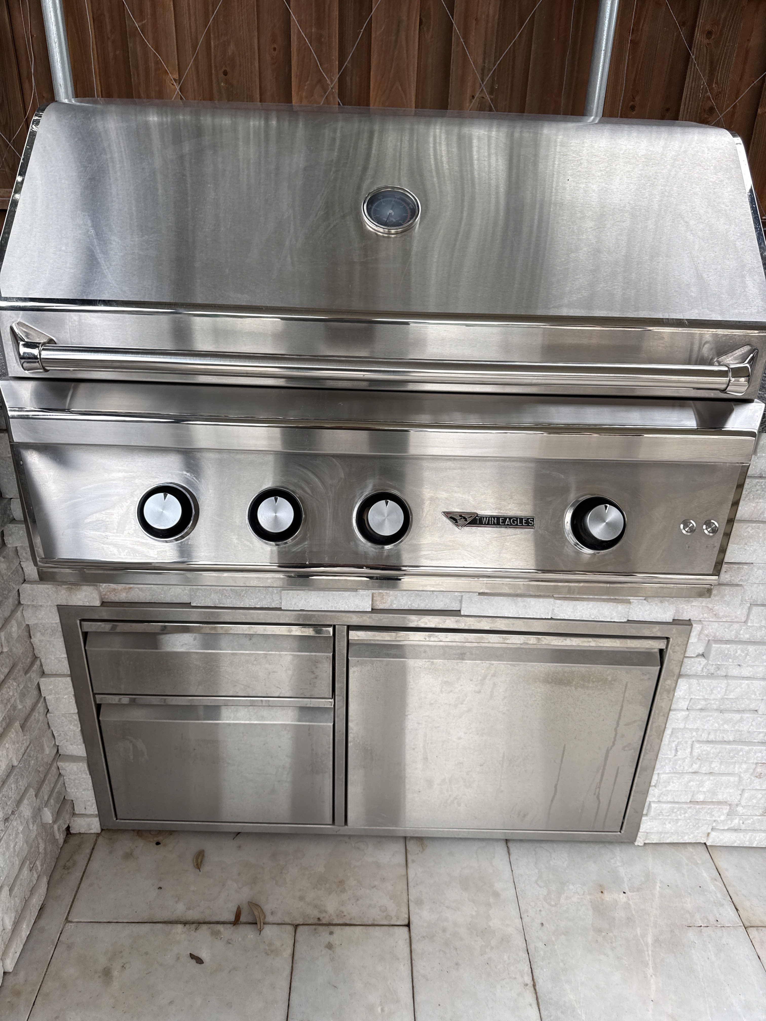 My Twin Eagle 42 inch grill