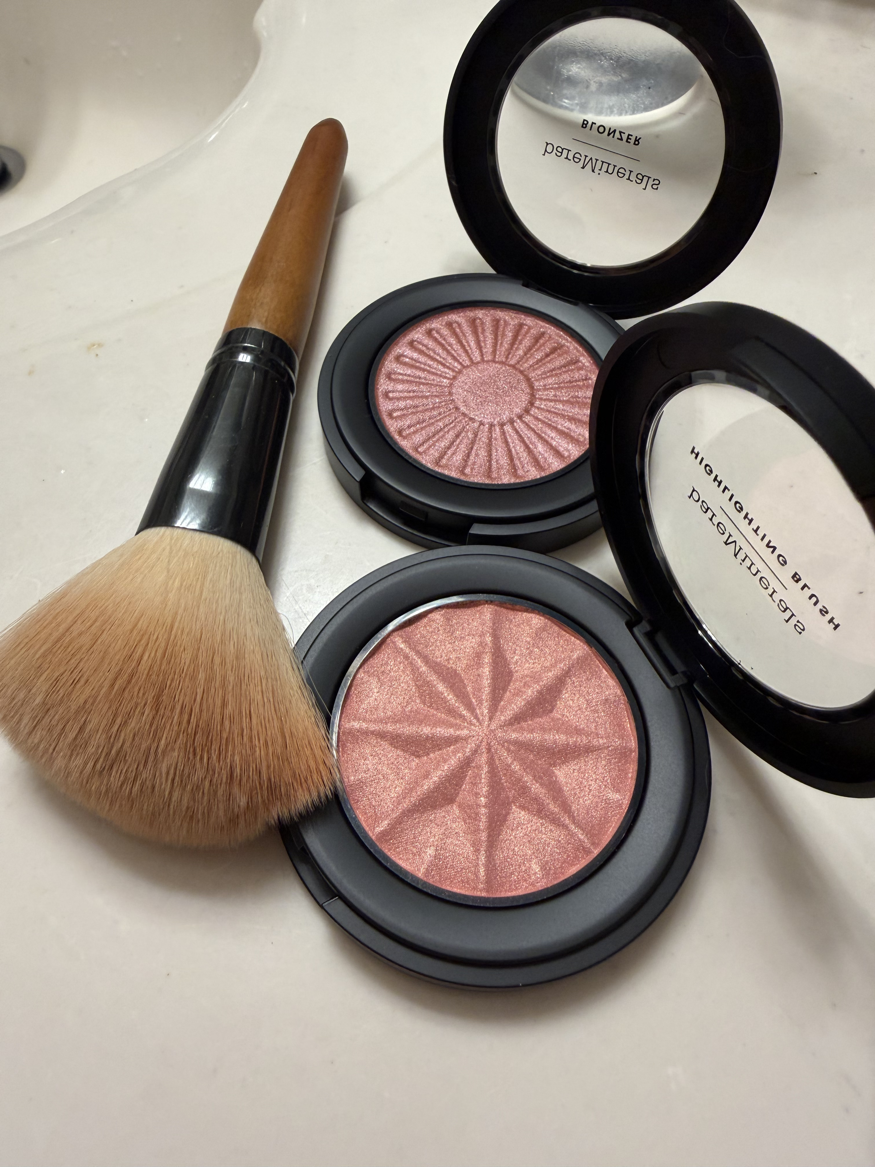Pink Glow and Kiss of Mauve
