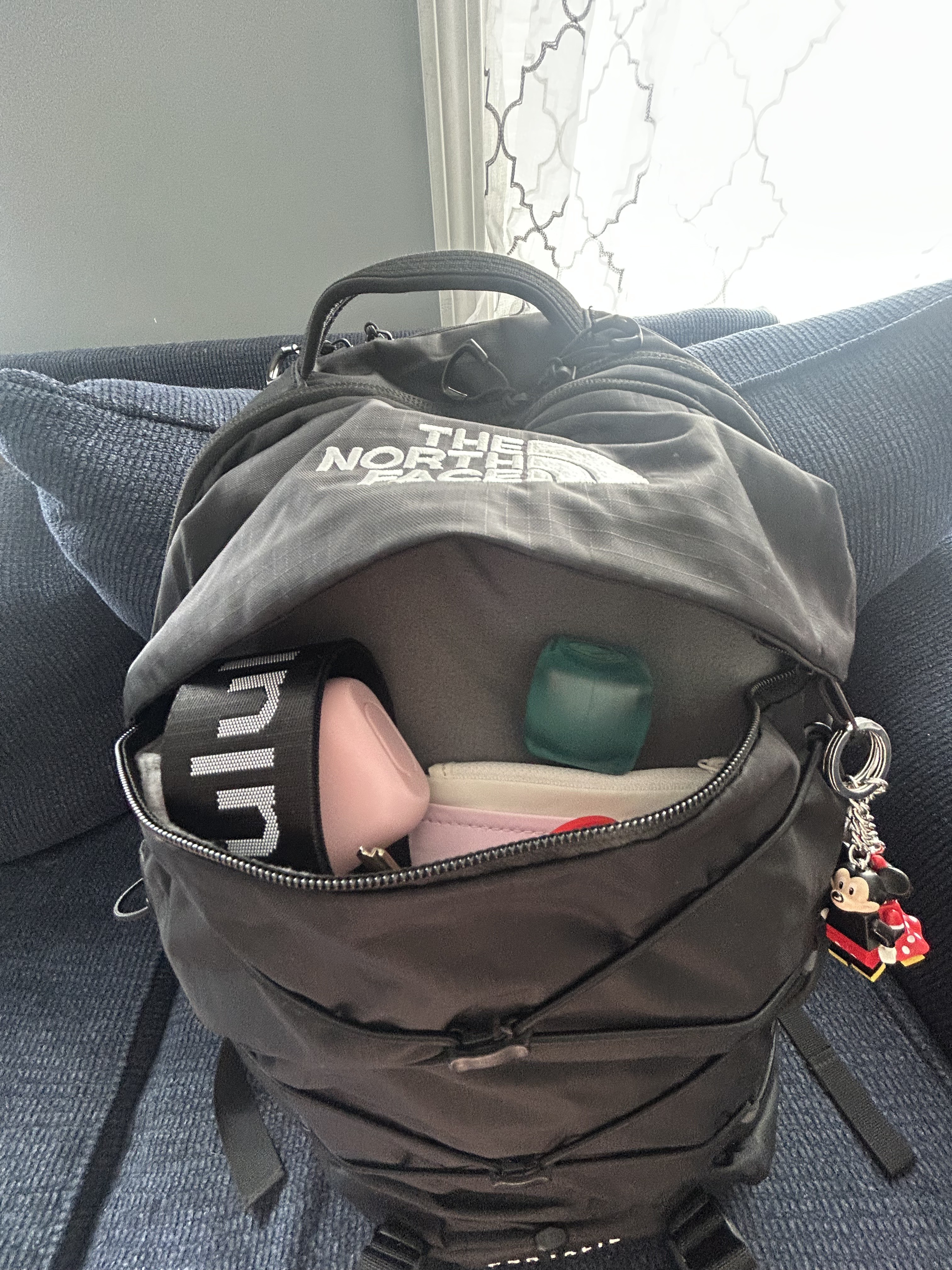 First Pocket, fit my keys, needoh and small wallet.