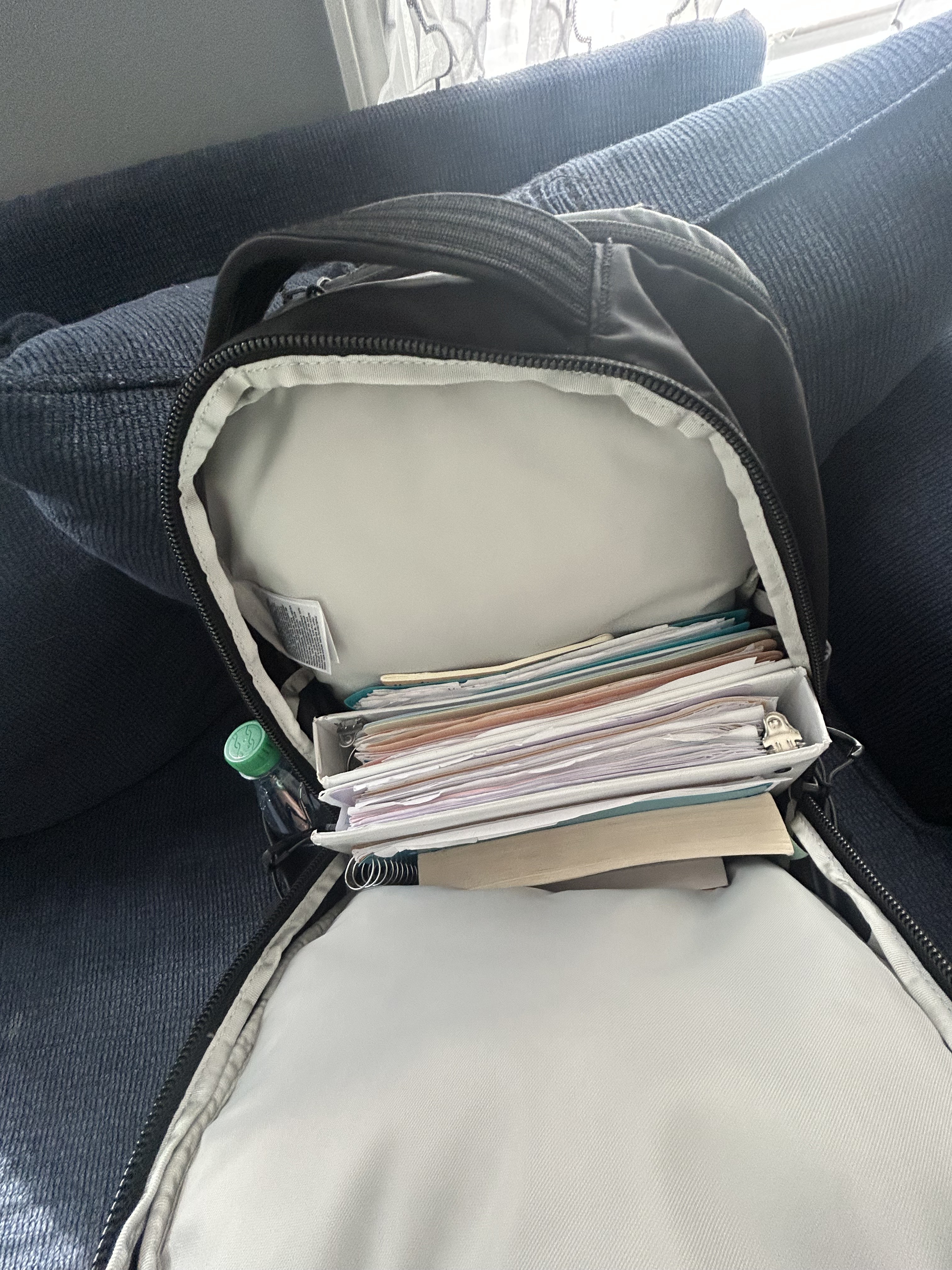 The biggest pocket has so much extra space.