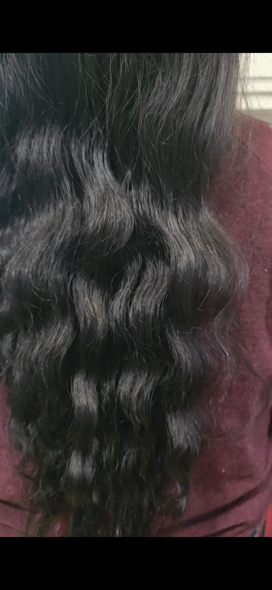 My hair after using the spray