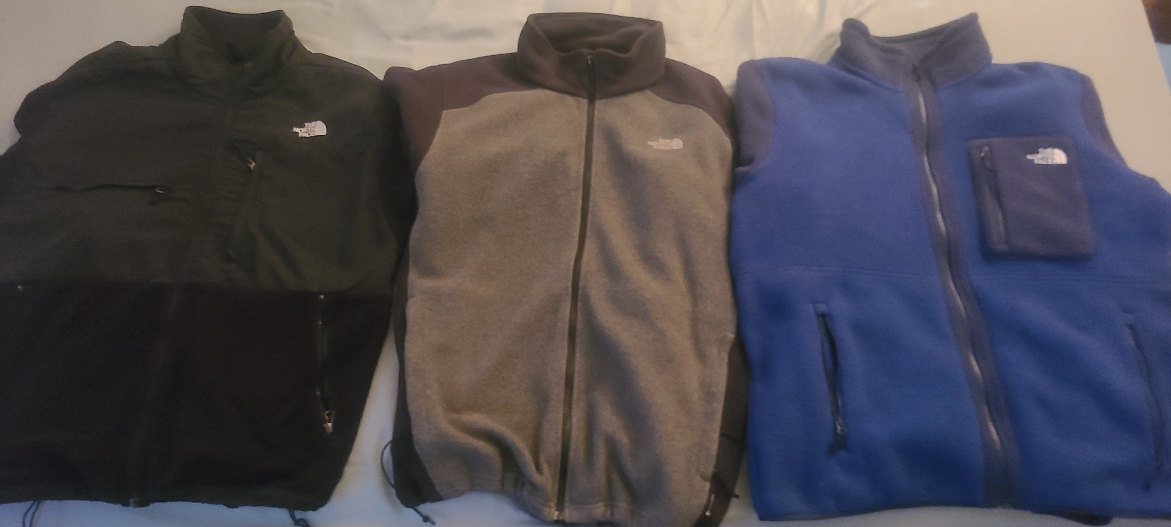 The black gray blue fleece collection