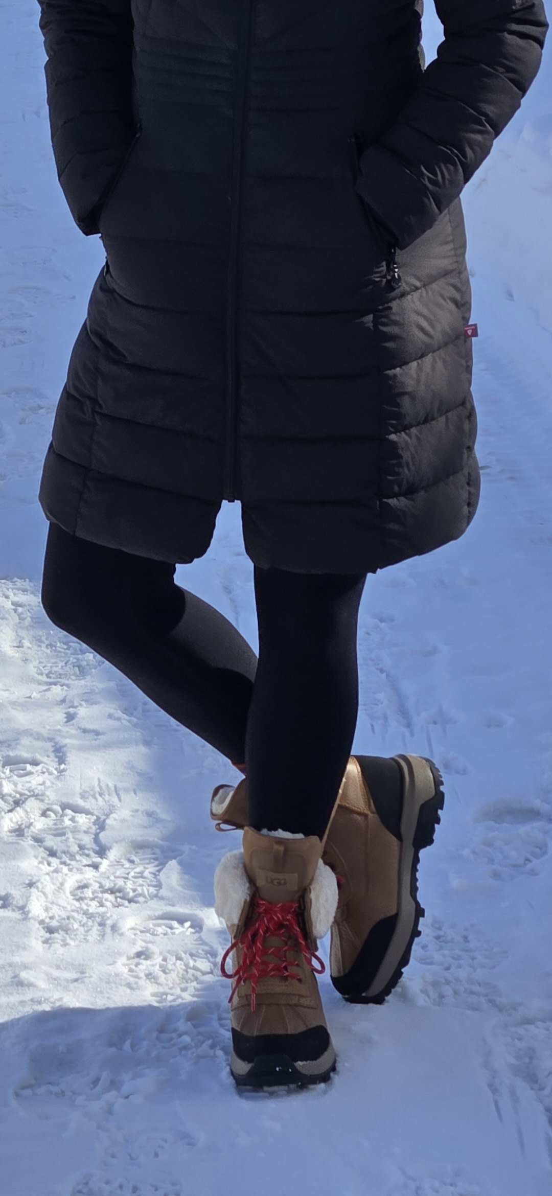 Neighborhood walk; 7°