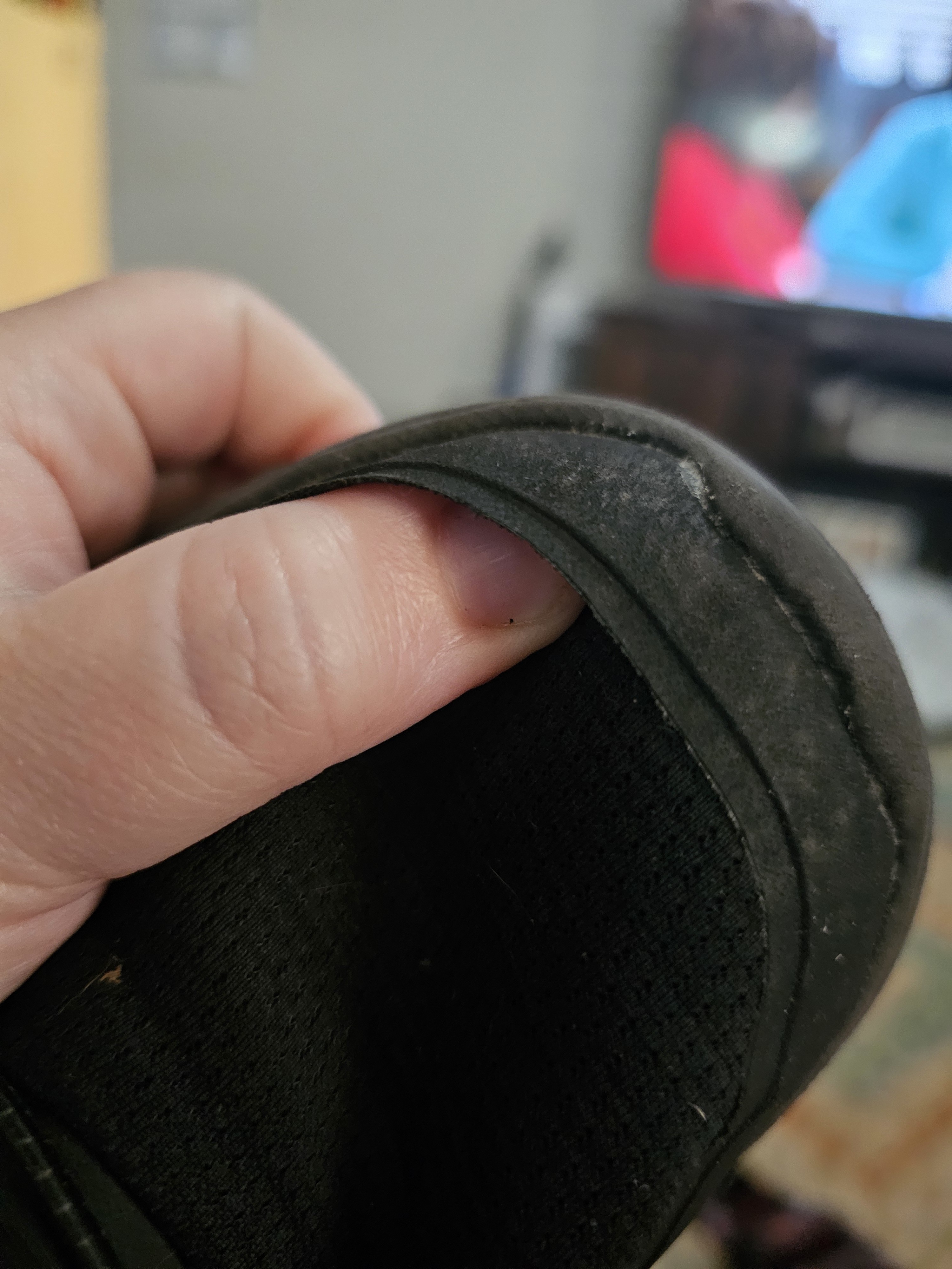Toe coming off