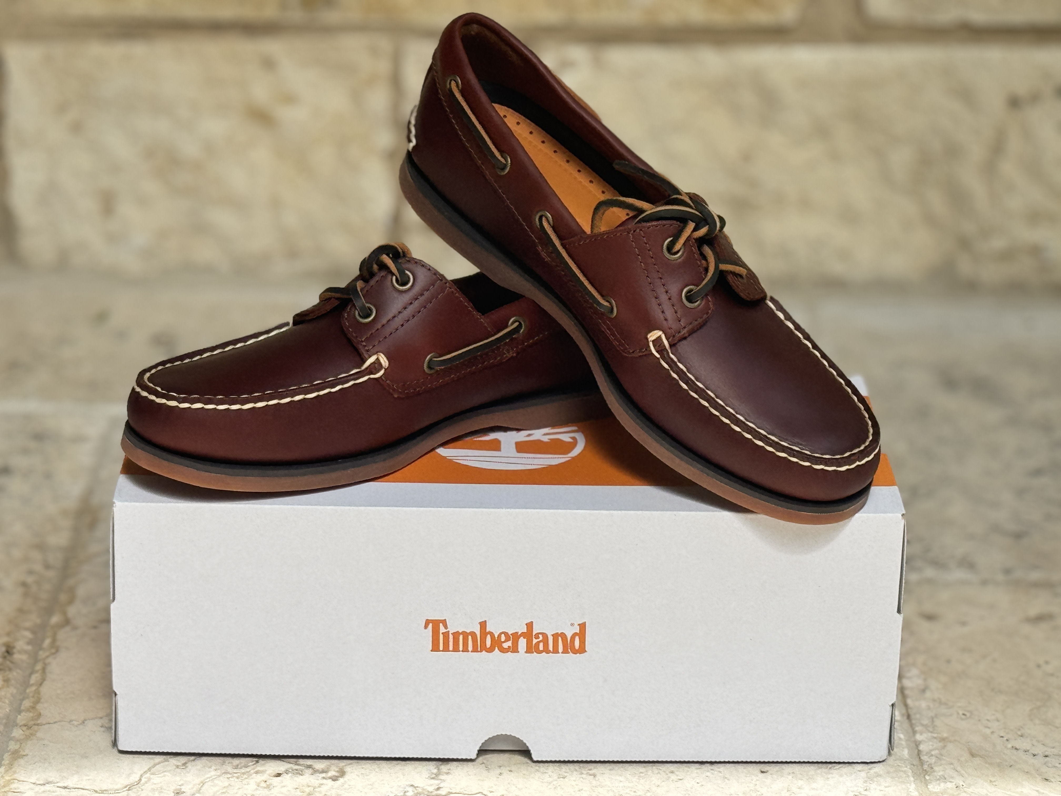 Timberland Men's C.F. Stead Indigo Suede 3 Eye Lug Handsewn Boat