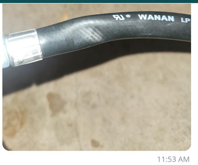 kinked hose