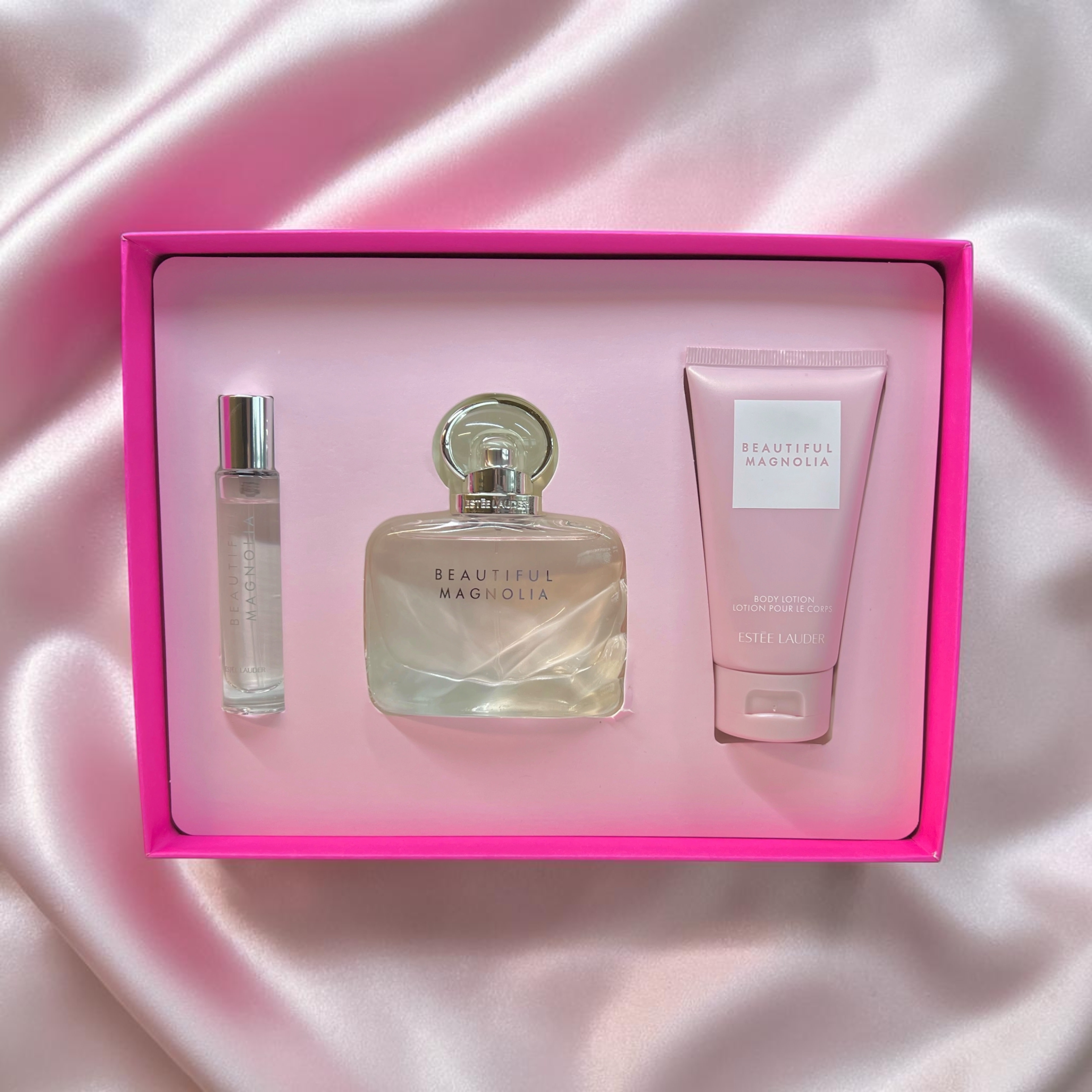 Beautiful Magnolia L'eau ギフトセット Estée Lauder 3-Pc. Beautiful Magnolia Eau De Parfum Gift Set - Macy's