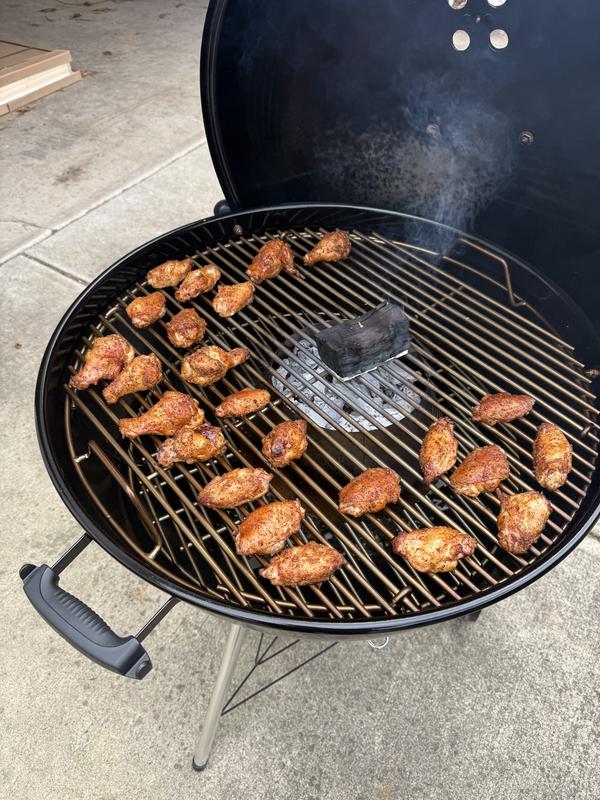 2 packs of Costco party wings plenty of room