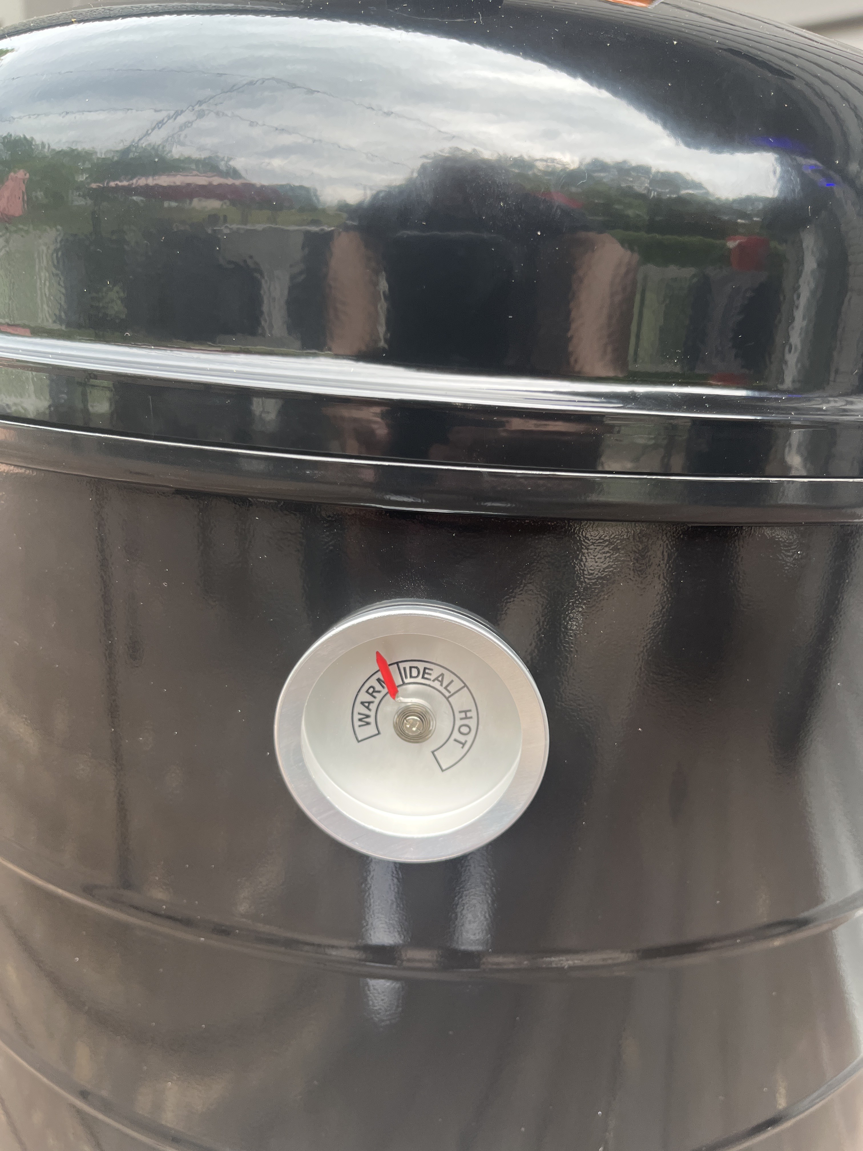 Temperature gauge after 4 hours and still saying warm