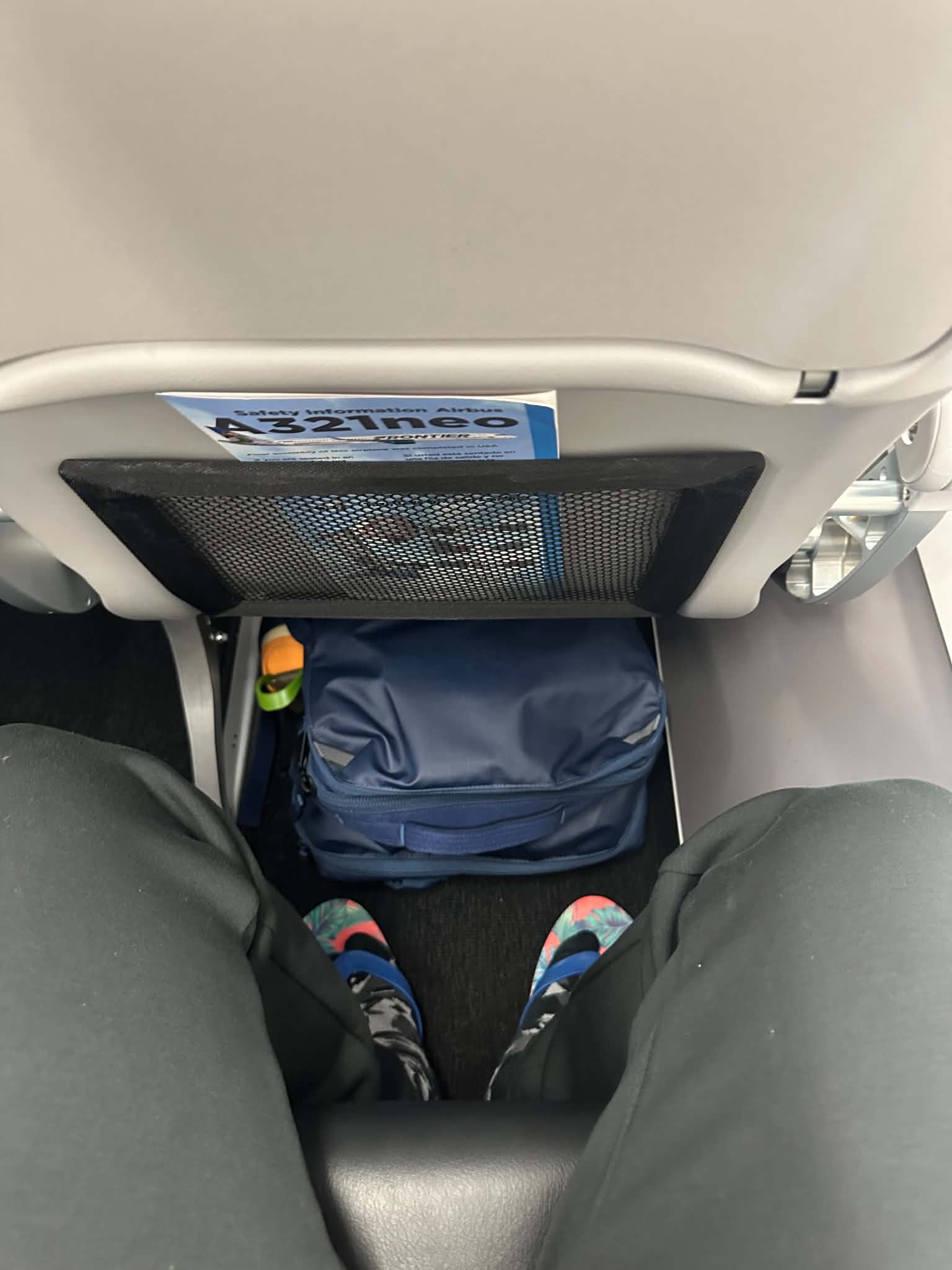 Backpack under the seat
