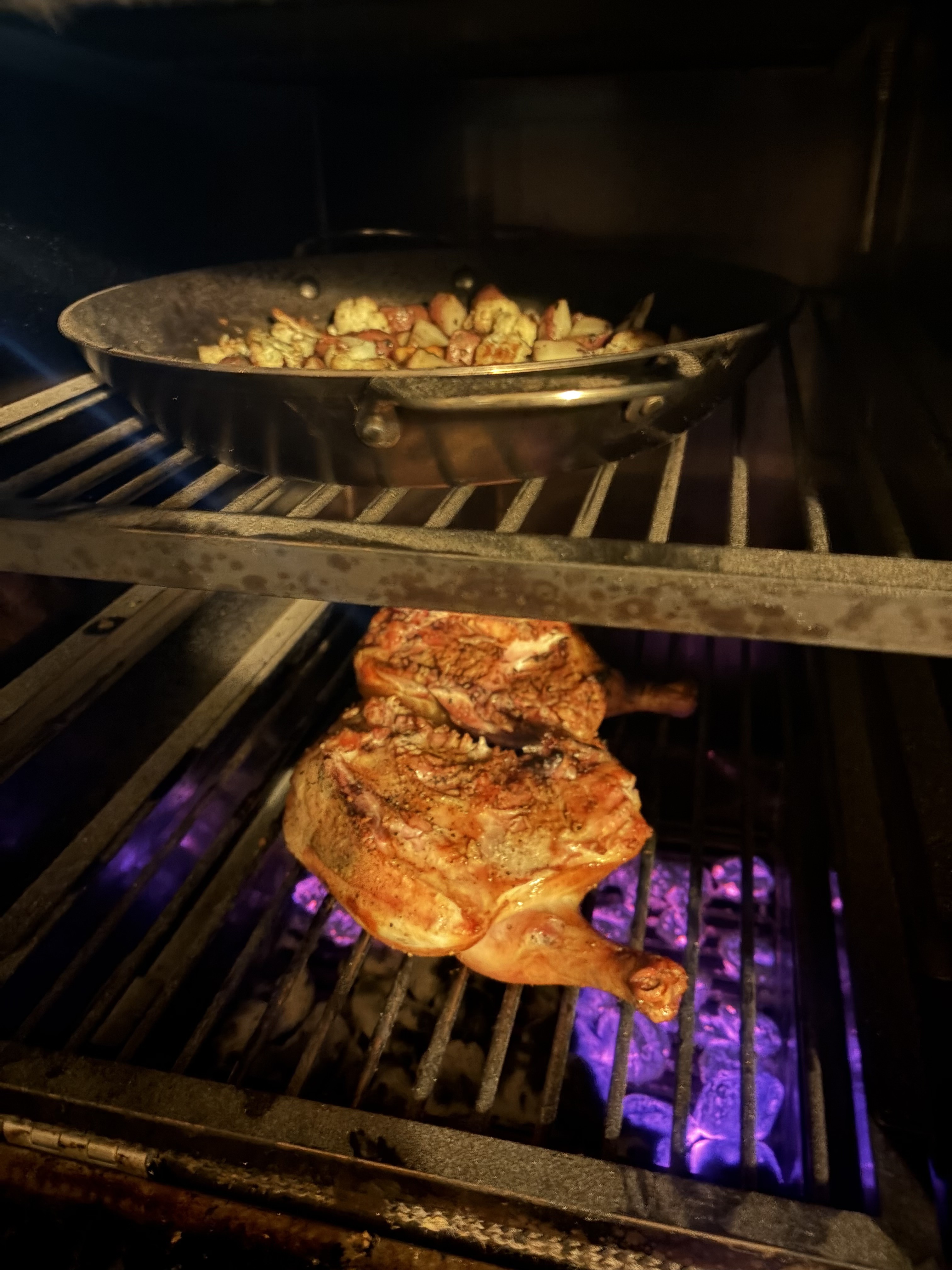 Roasted chicken & potatoes