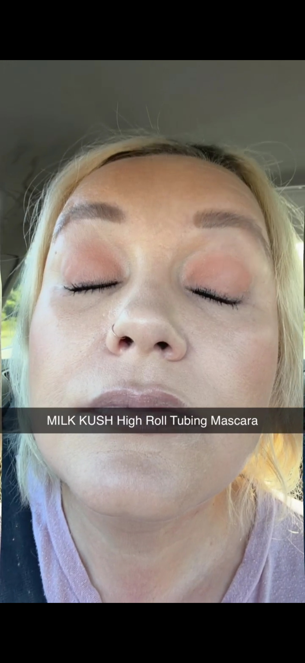 Right after application