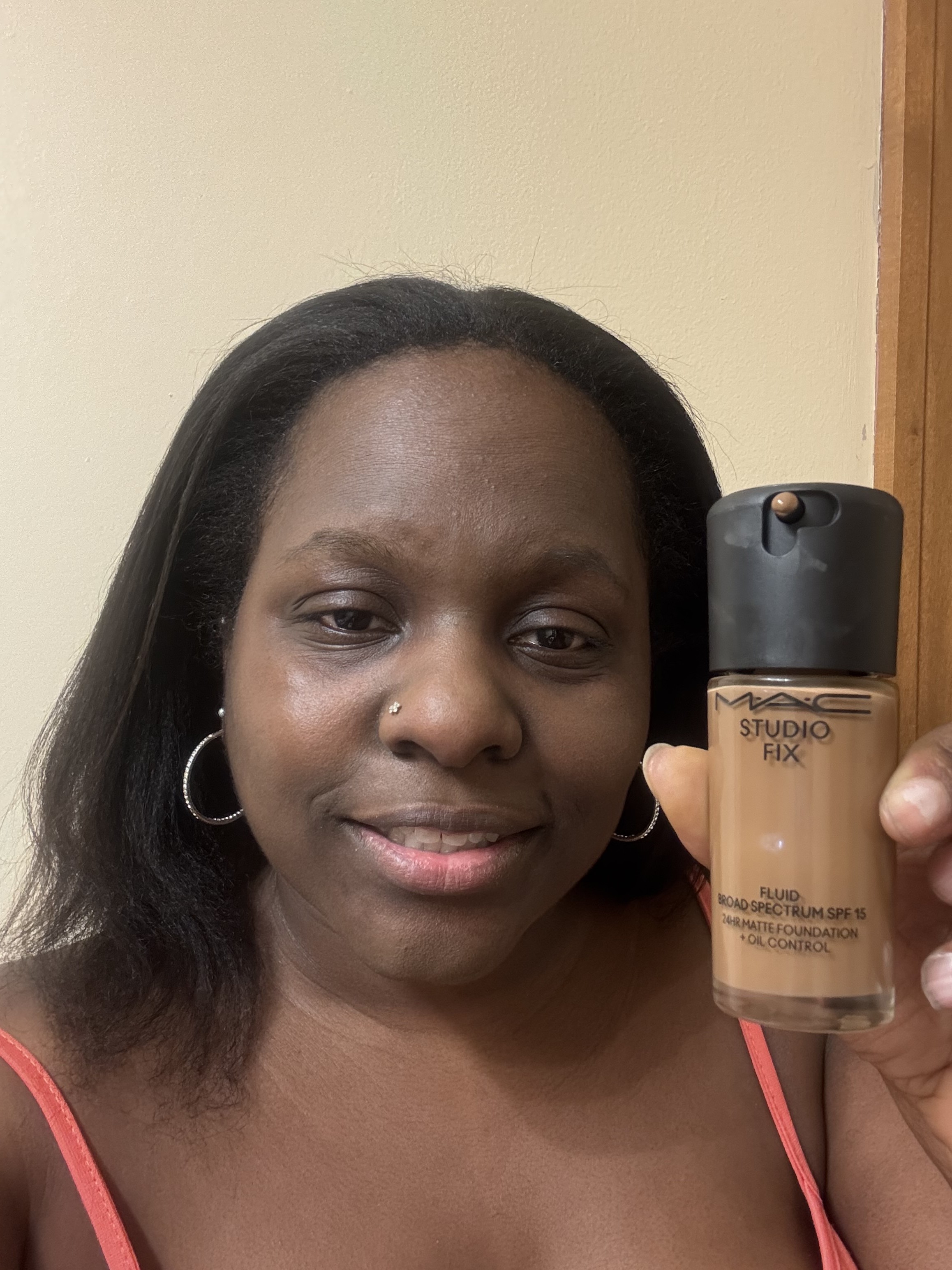 Me after applying the product