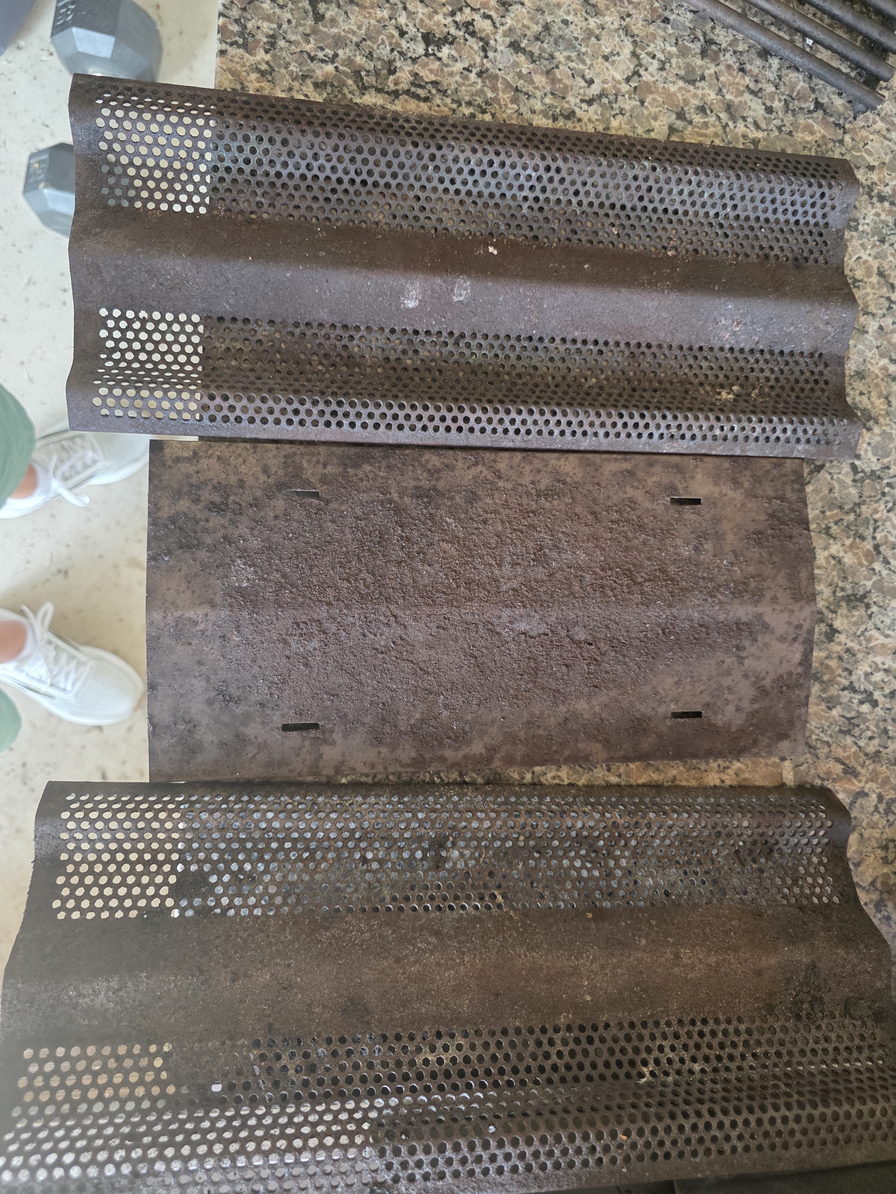 Corroded parts