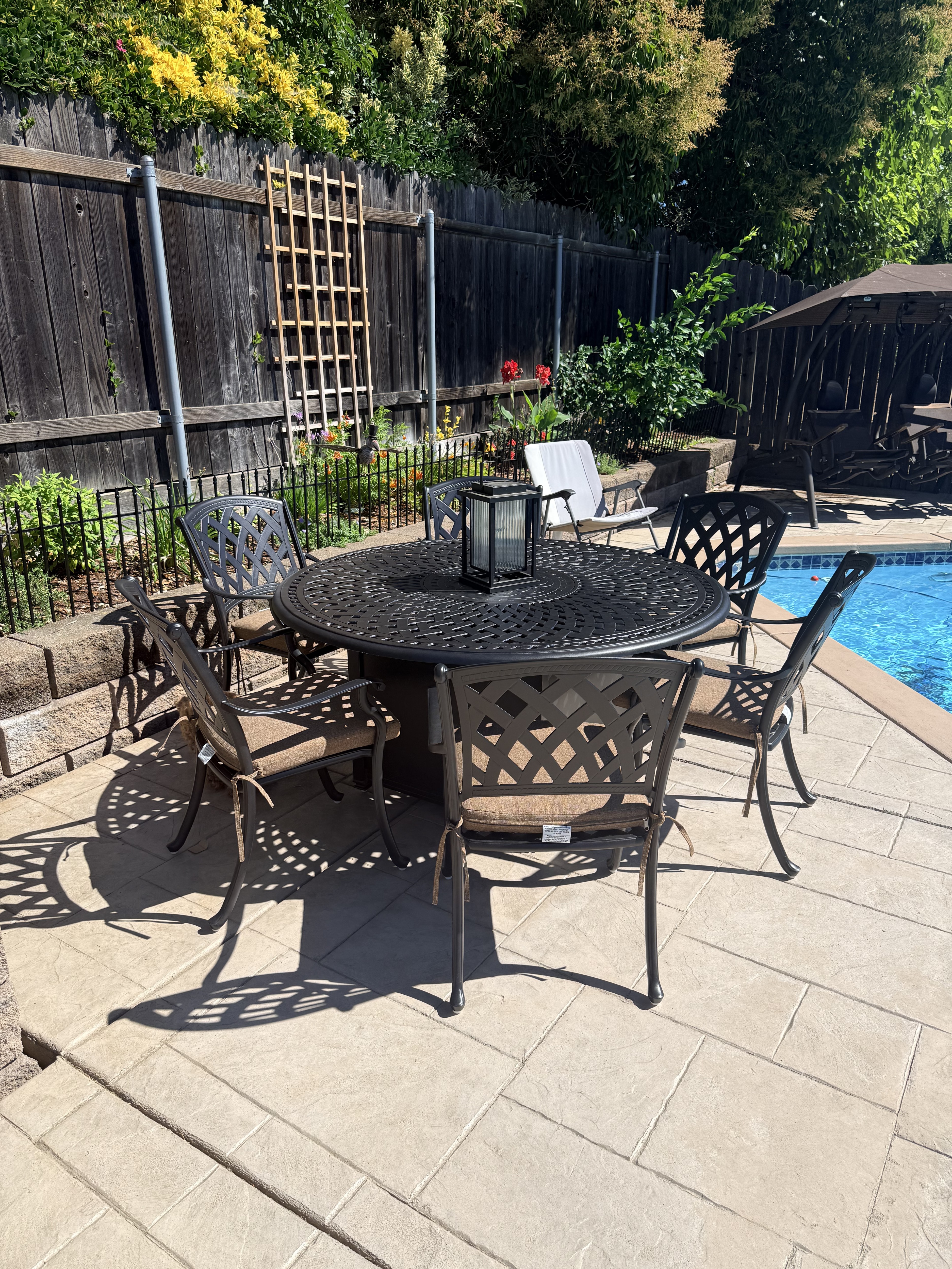 Fire Pit Poolside