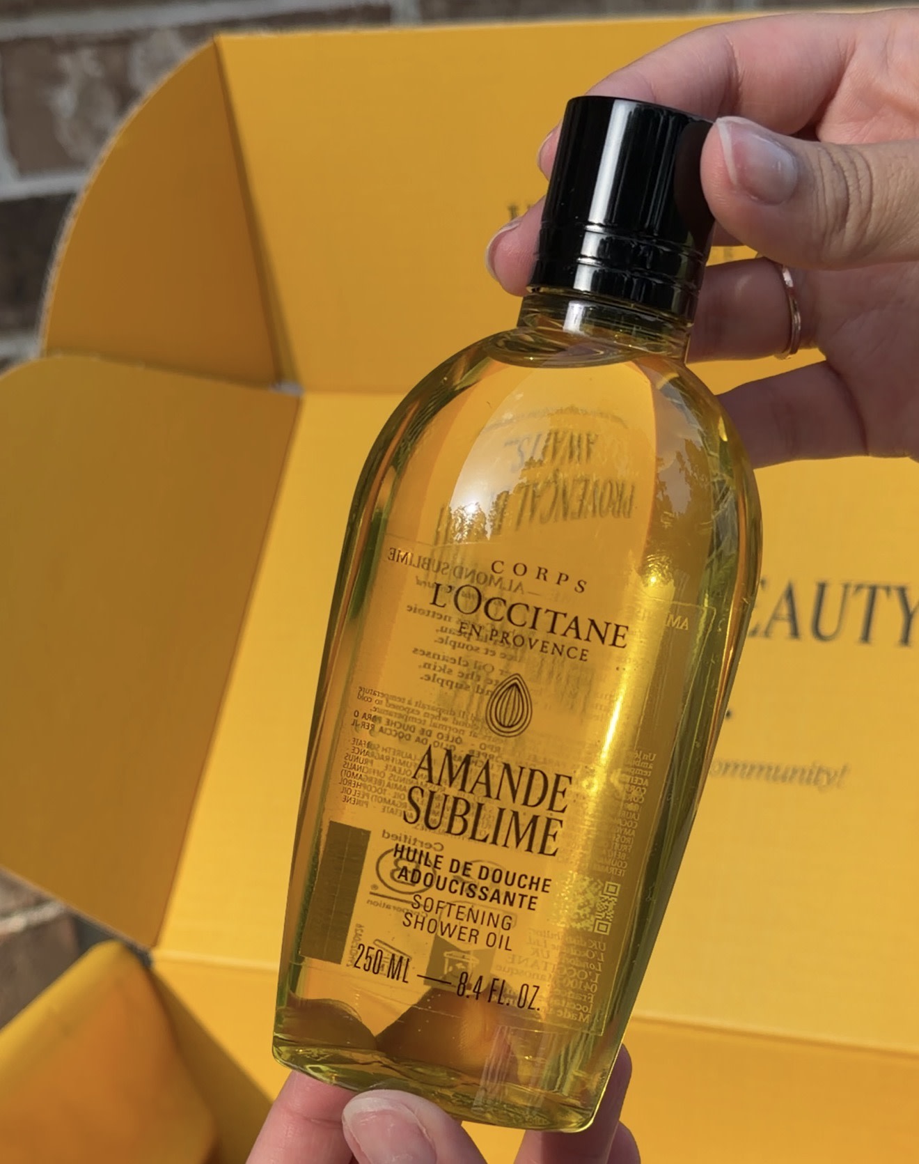 The perfect shower oil