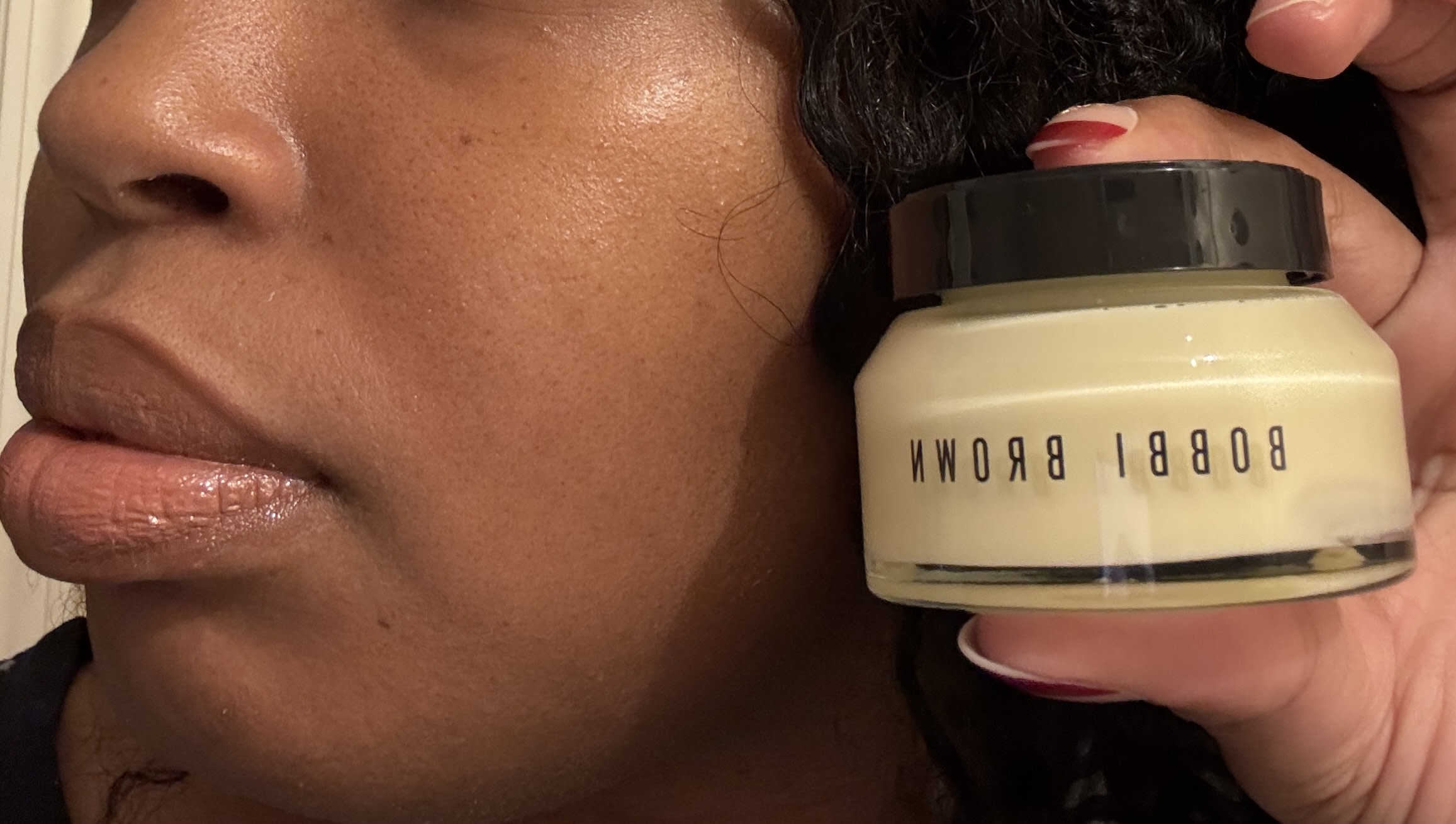 After applying product