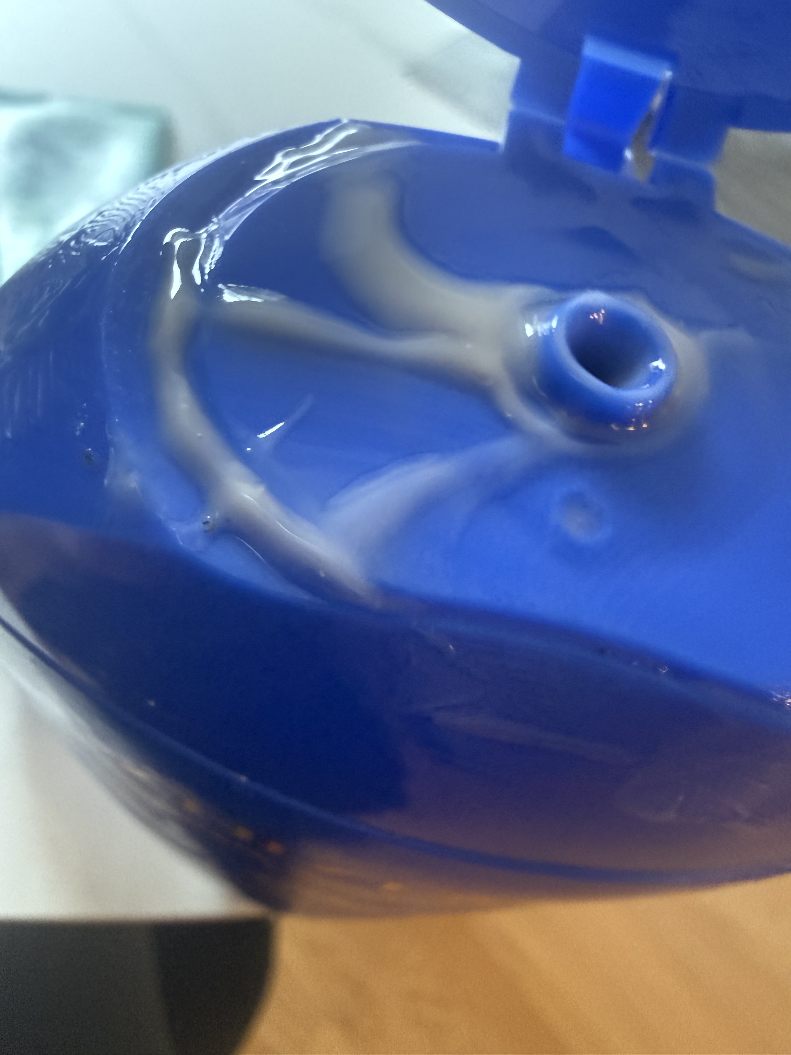Oily enough to leave fingerprints
