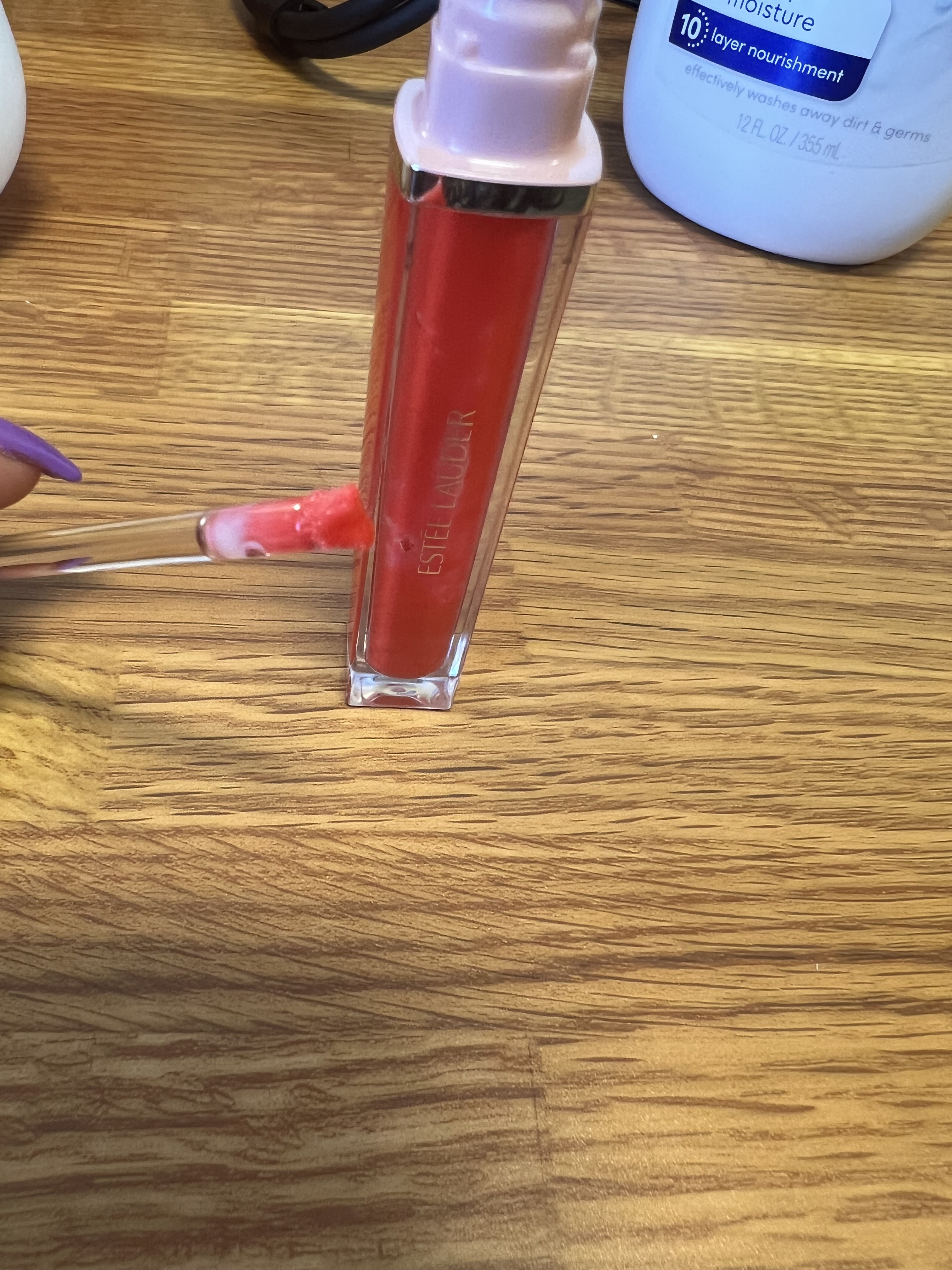 Hard plastic remains so there's nothing to grab the gloss
