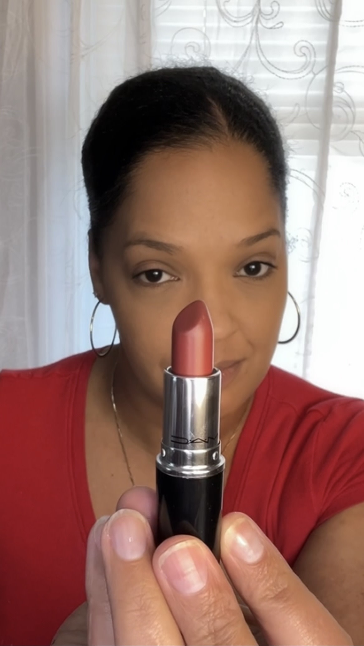 Up close of lipstick