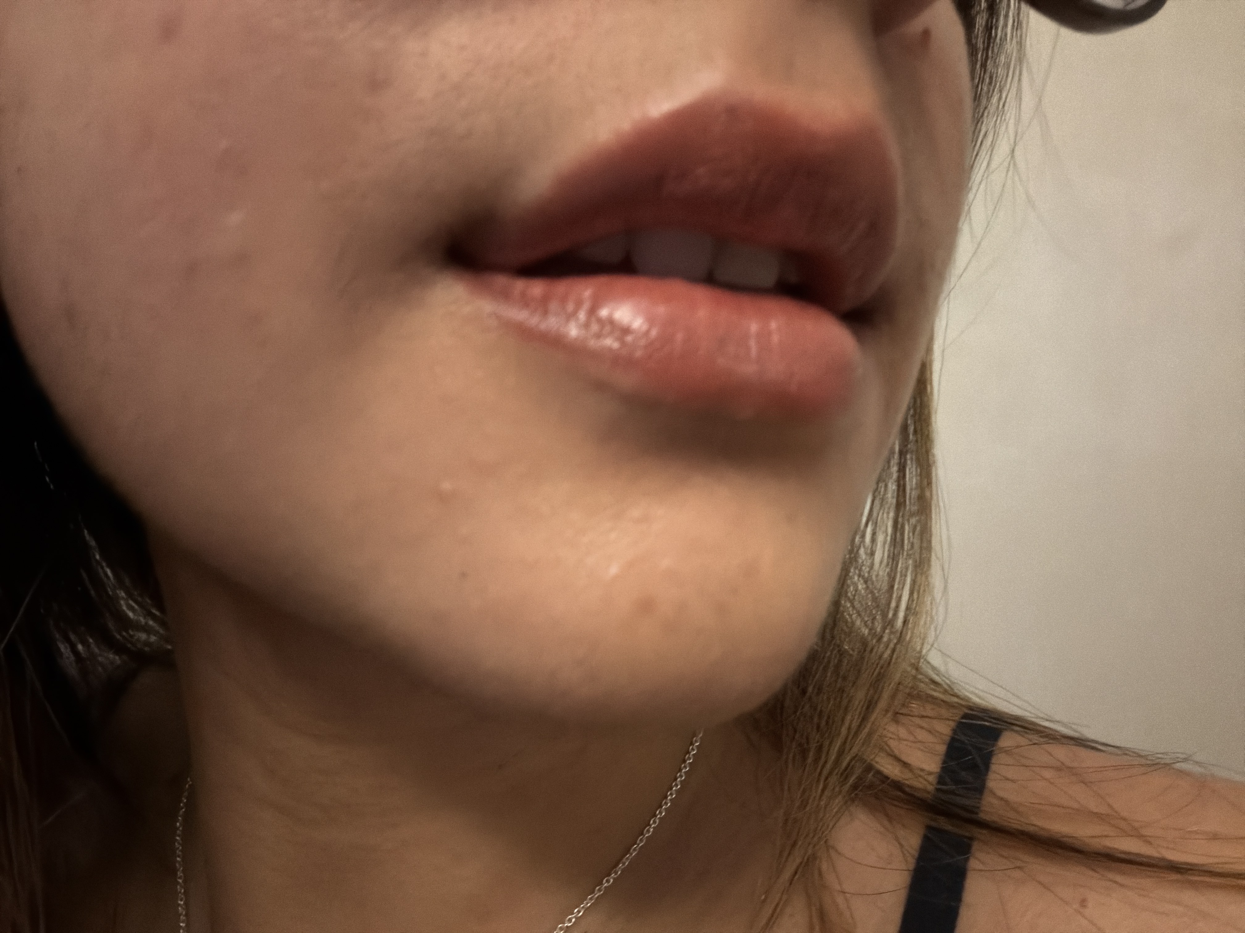 How the color looks on